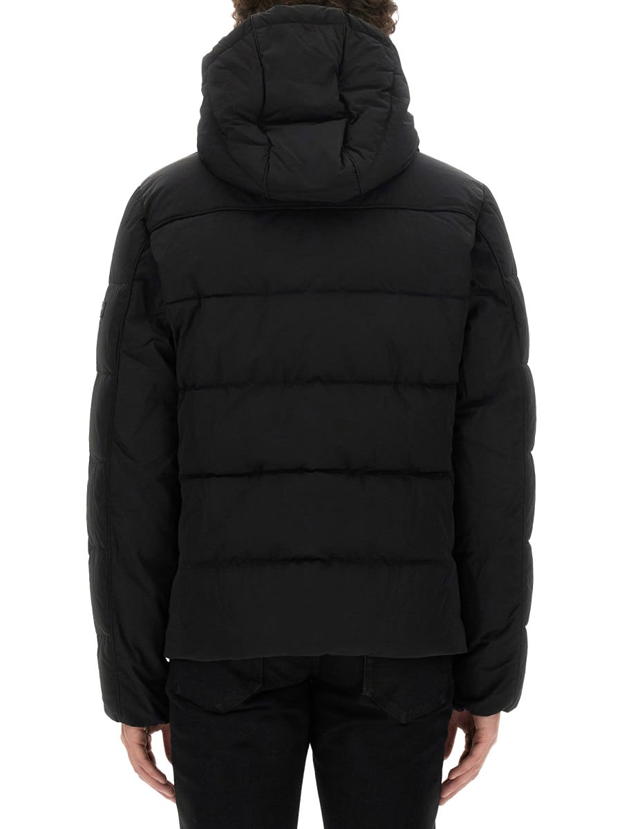 Shop Tatras Hooded Jacket In Black