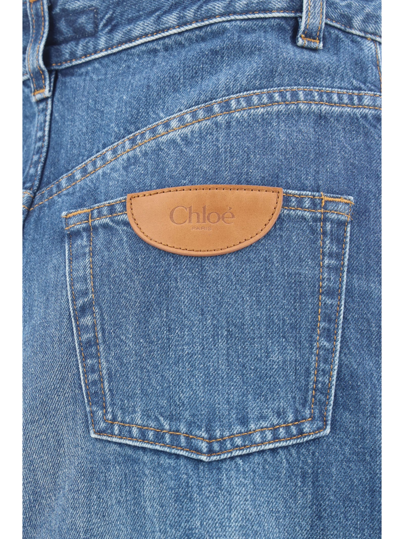 Shop Chloé Jeans In Night Blue