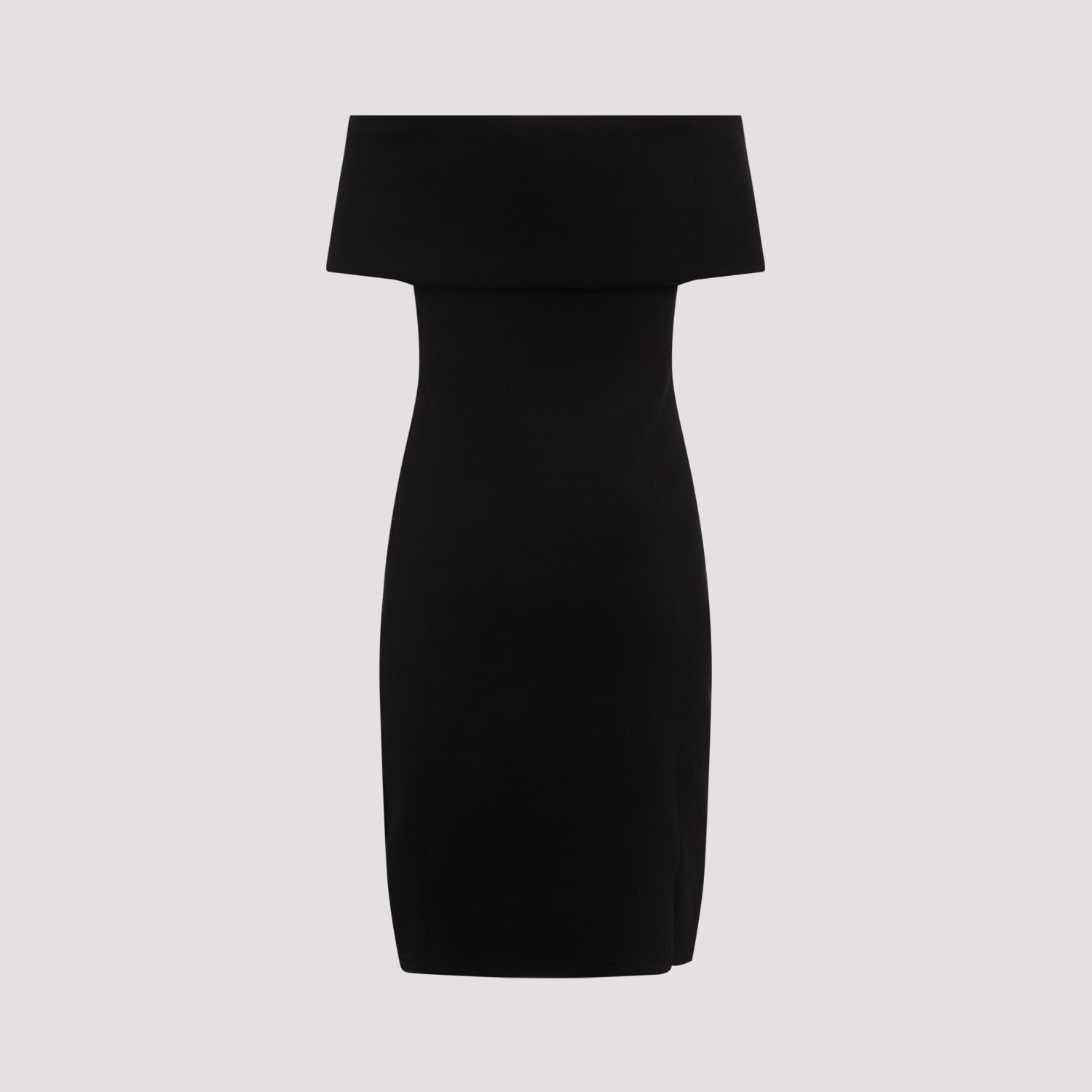 Shop Bottega Veneta Textured Technical Nylon Midi Dress In Black