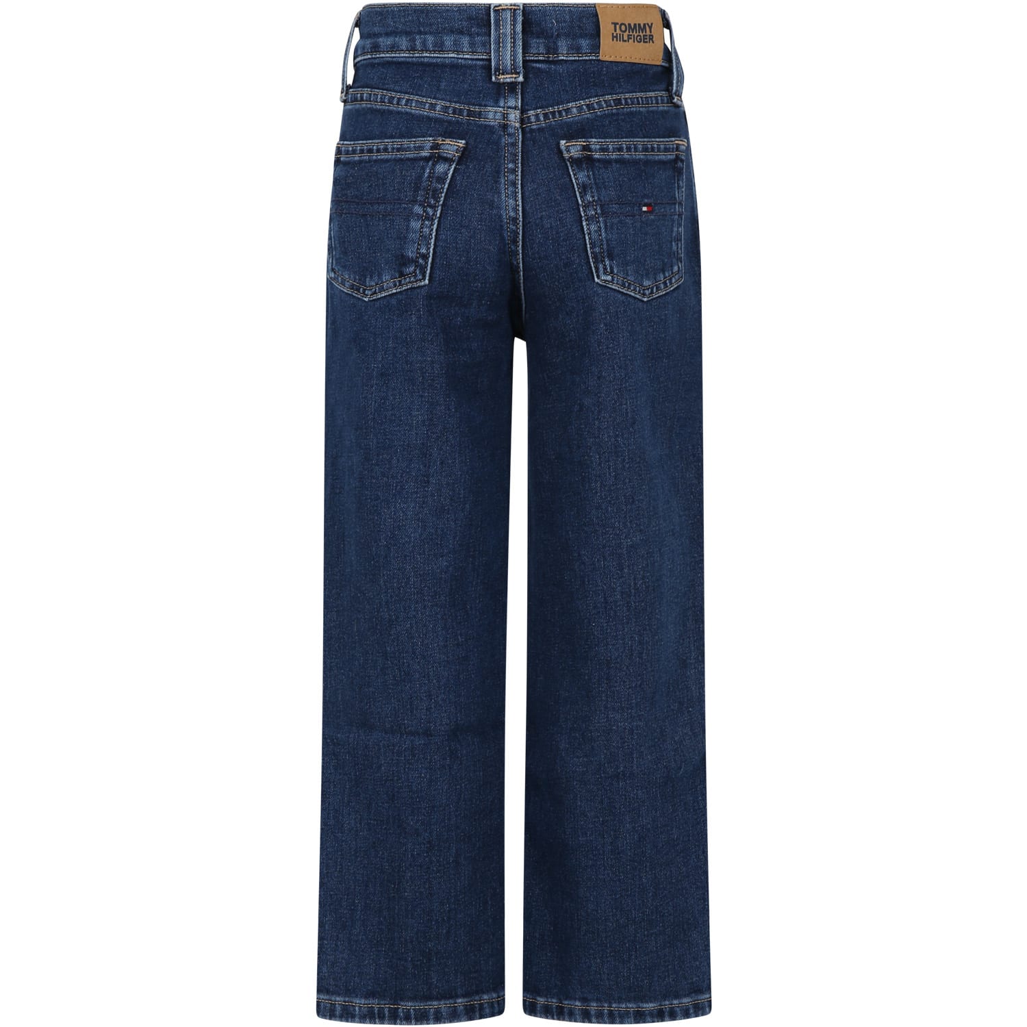 Shop Tommy Hilfiger Denim Jeans For Girl With Logo