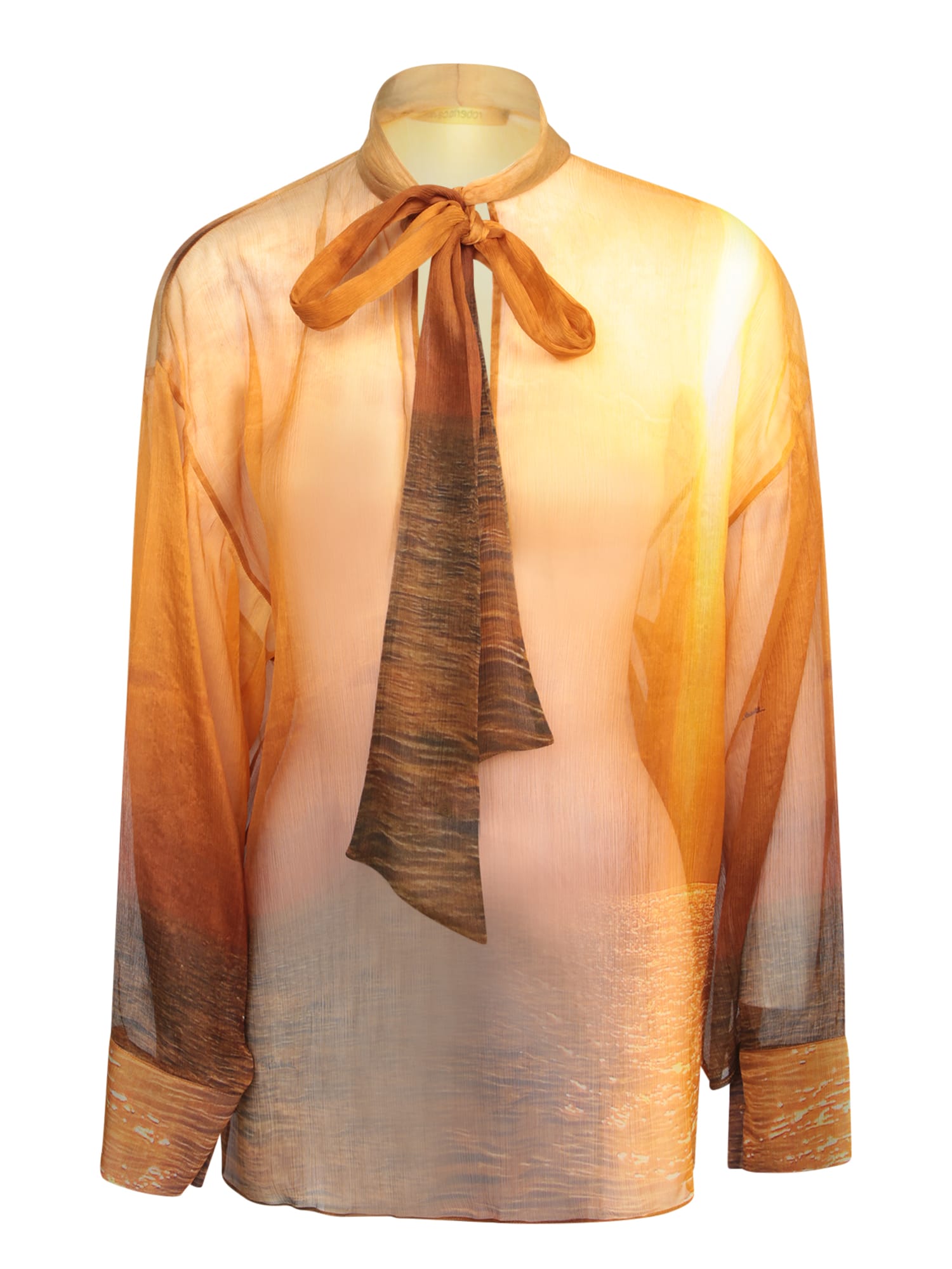 Multicolor Orange Sunset Blouse