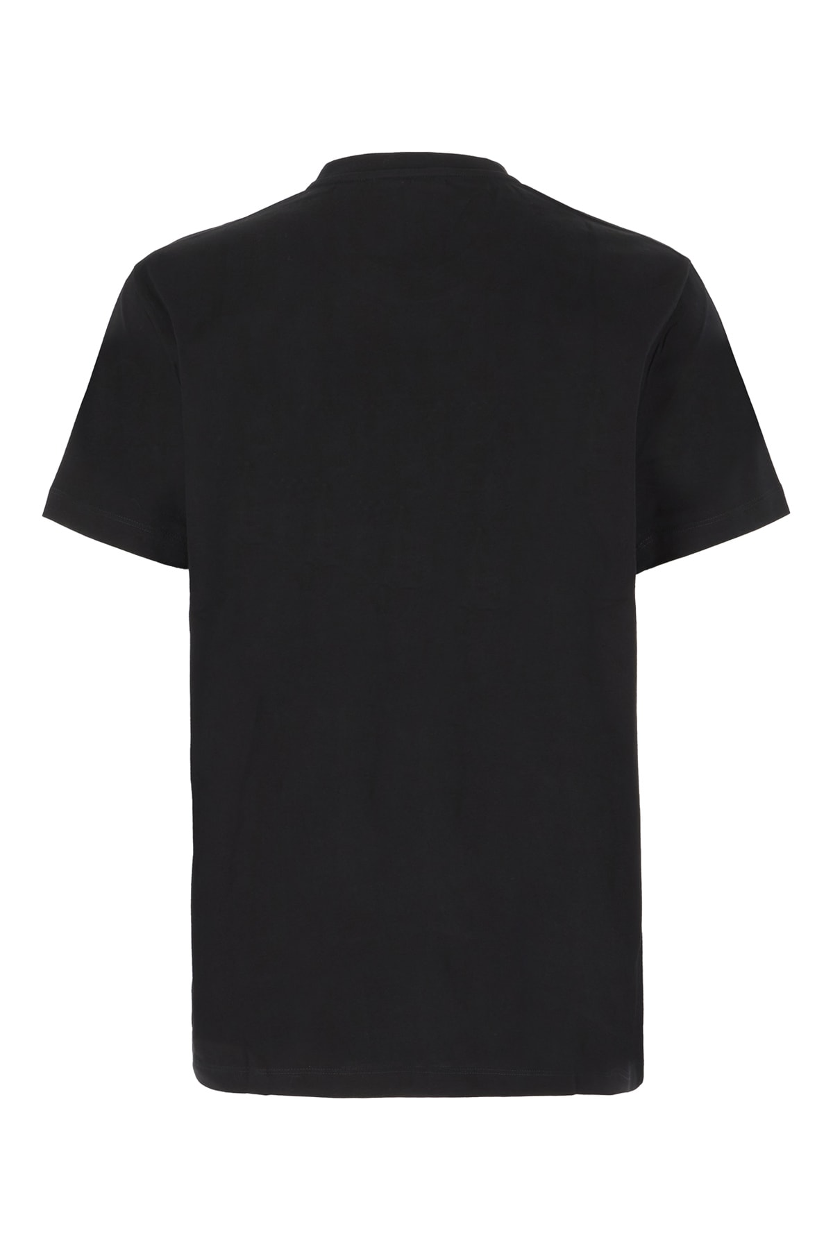 Shop Versace Black Cotton T-shirt