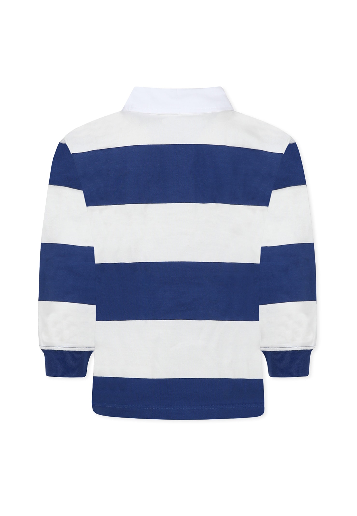 Molo Multicolor Polo Shirt For Boy With Patch In Multicolor