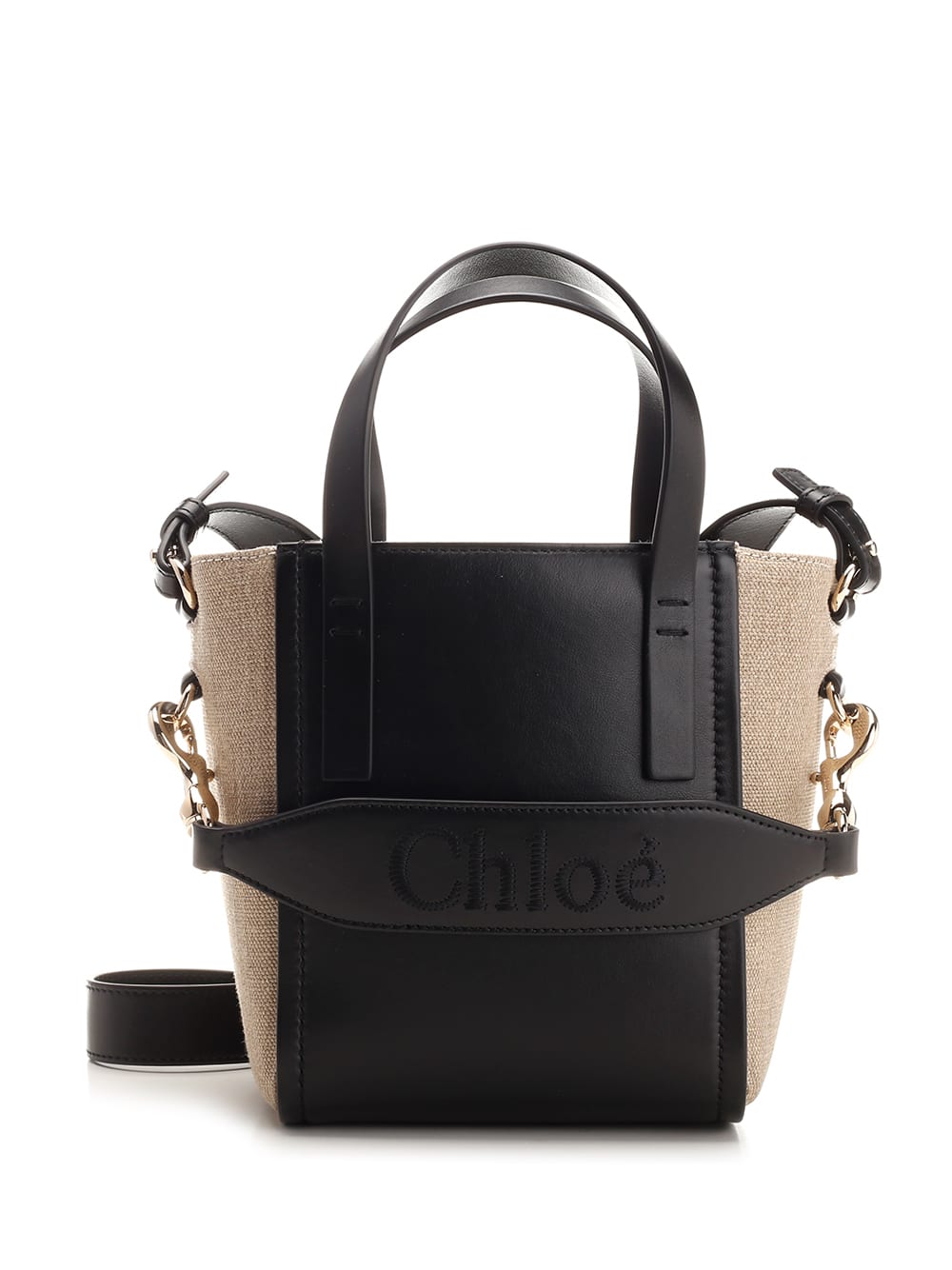 Shop Chloé Sense Bag In Black