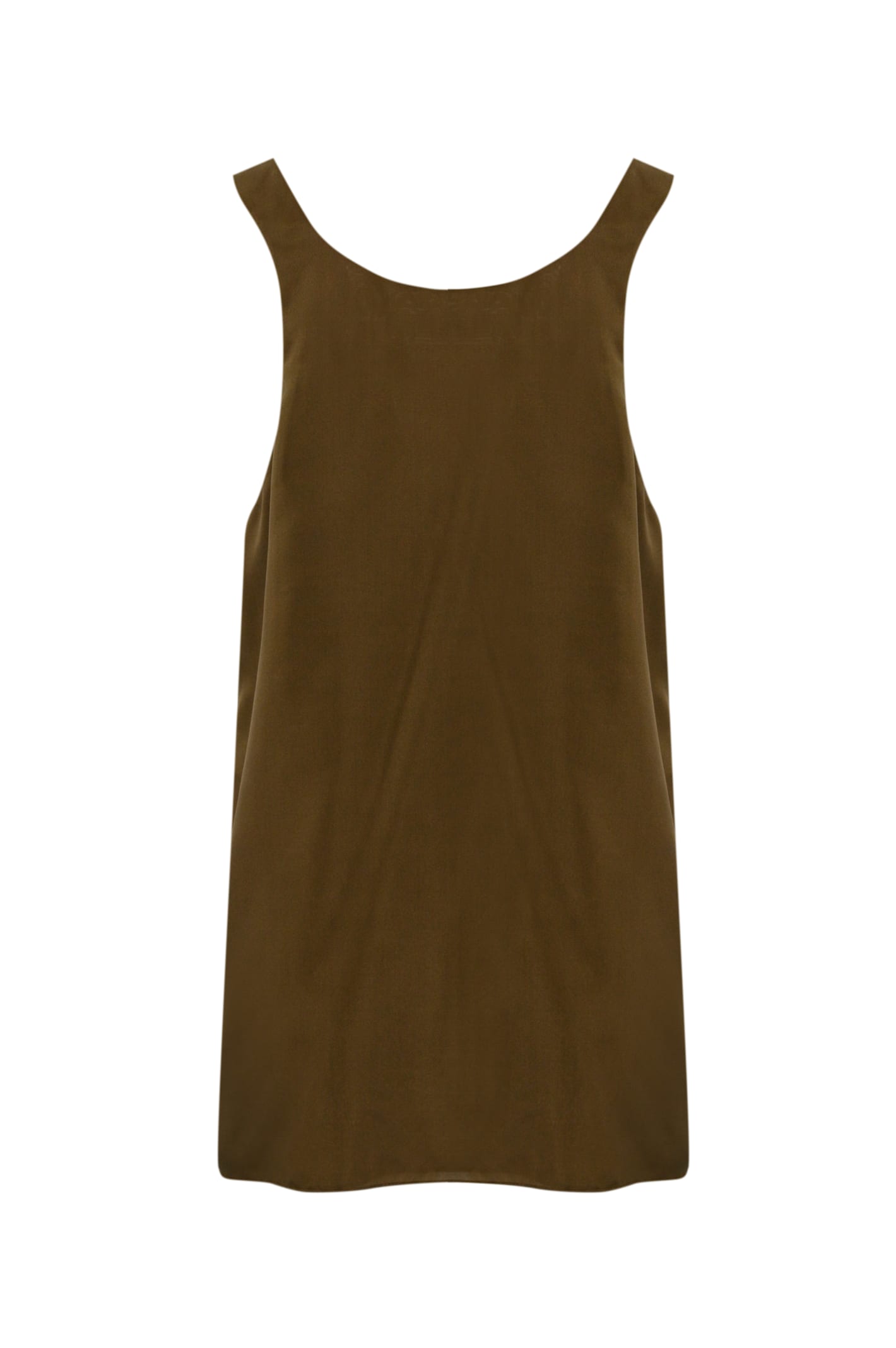 Philosophy Di Lorenzo Serafini Silk Camisole Top In Marrone
