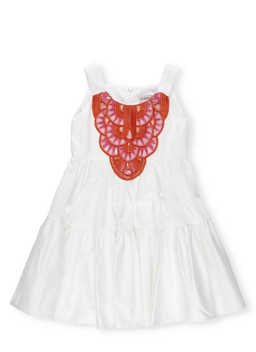 Photo of  Alberta Ferretti Macram·Popeline Dress- shop Alberta Ferretti Dresses online sales