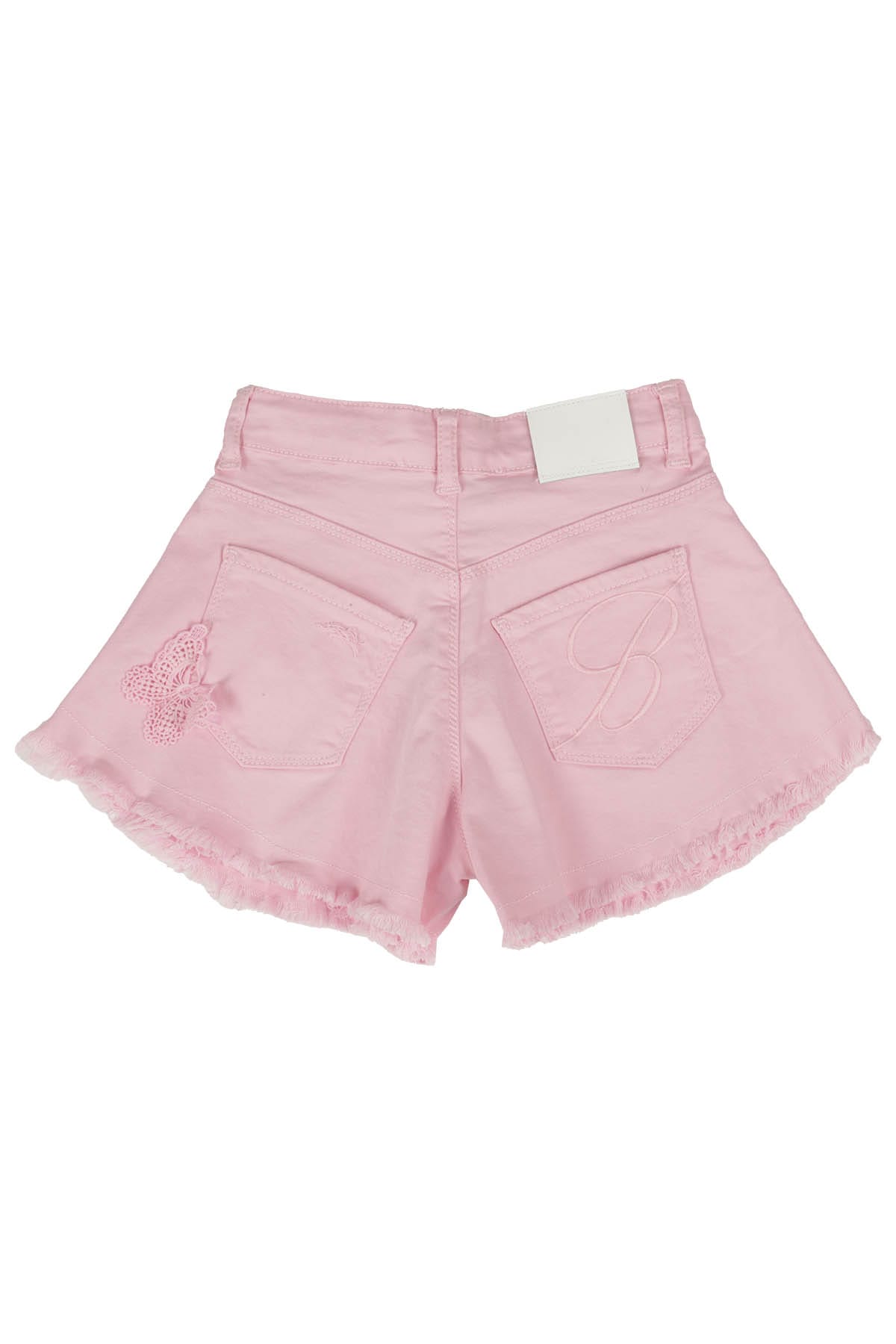 Shop Miss Blumarine Short In Sweety Pink