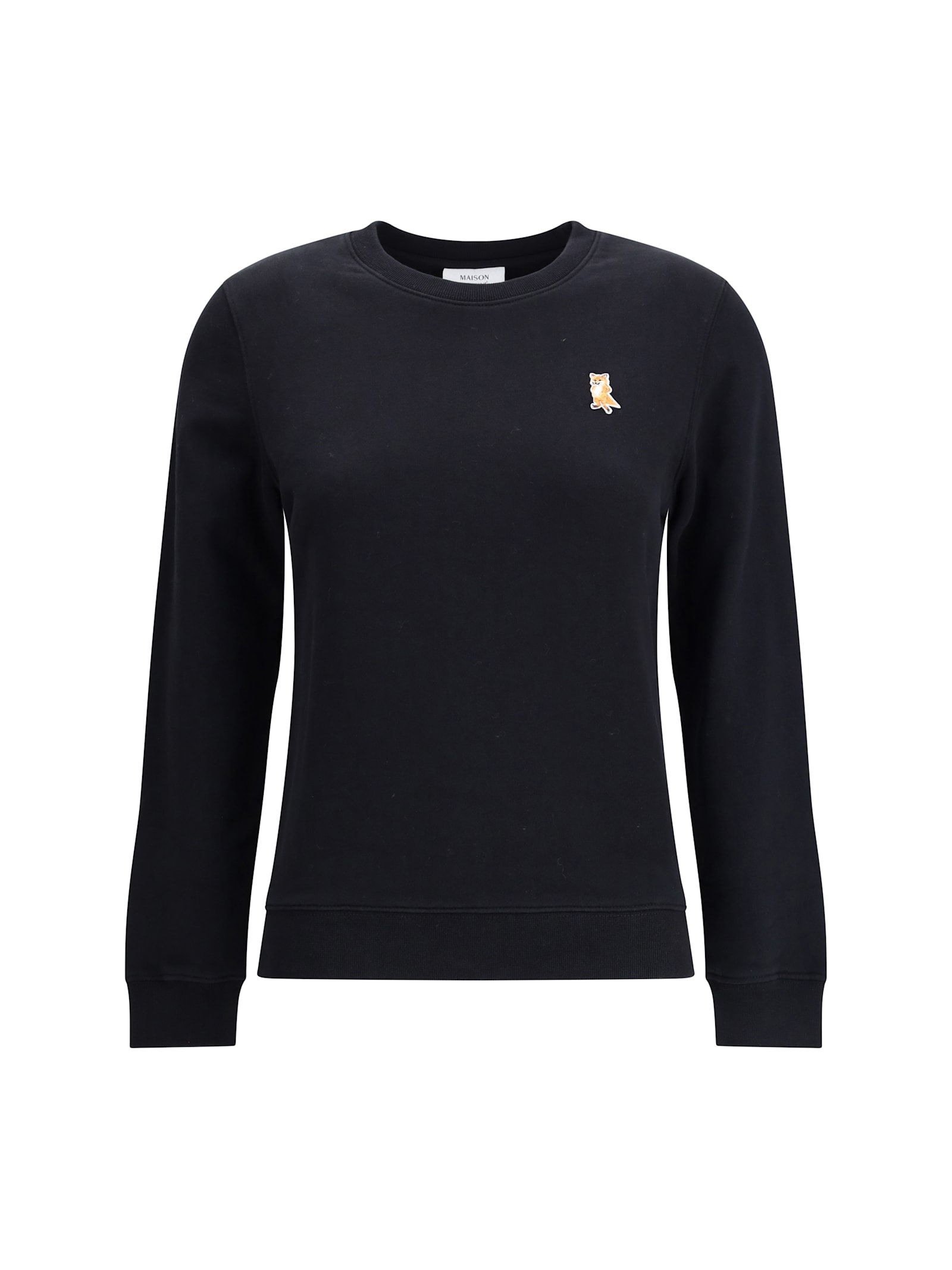 Maison Kitsuné Lady Fox Sweatshirt In Black