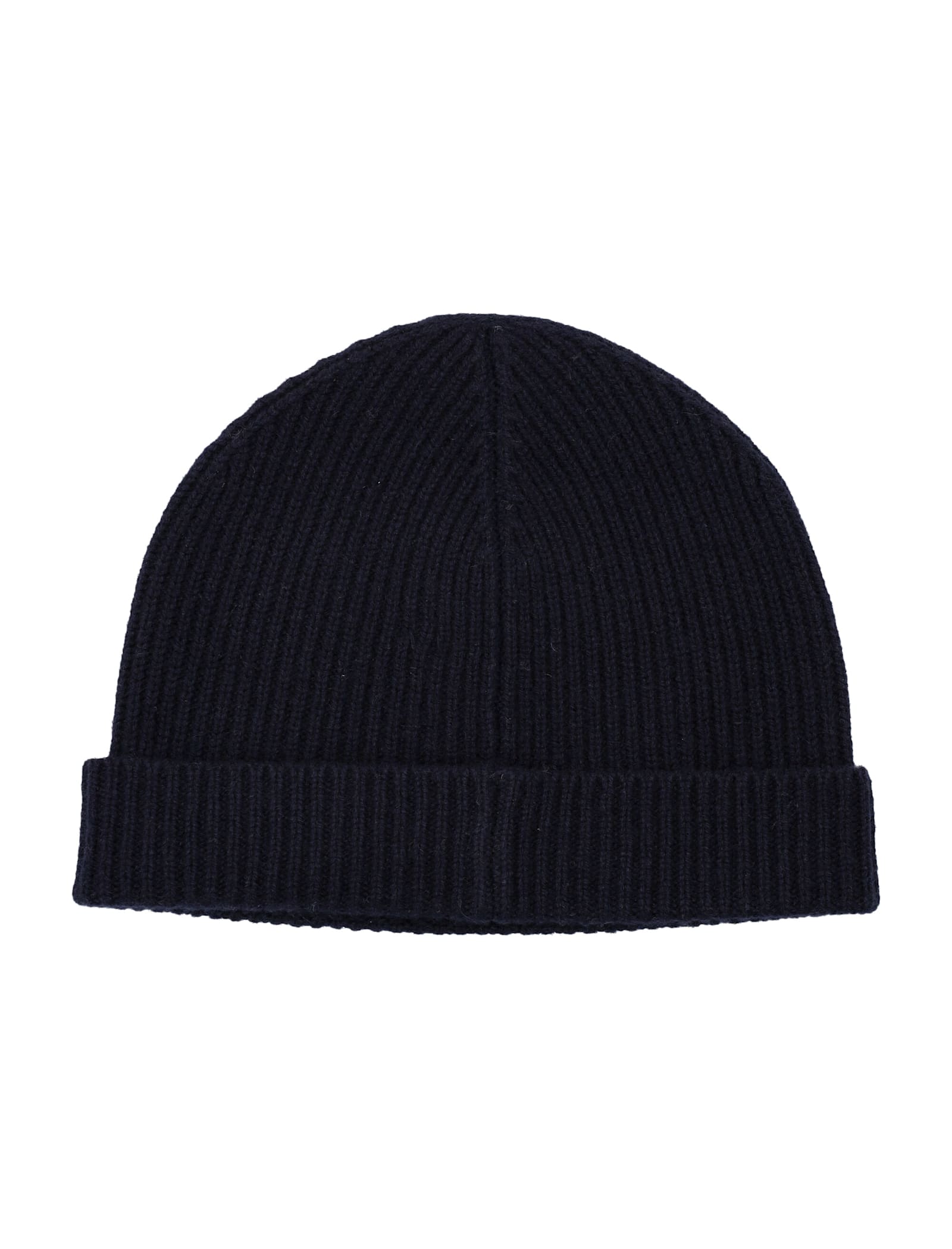 Extreme Cashmere Ribbed Beanie Hat In Black