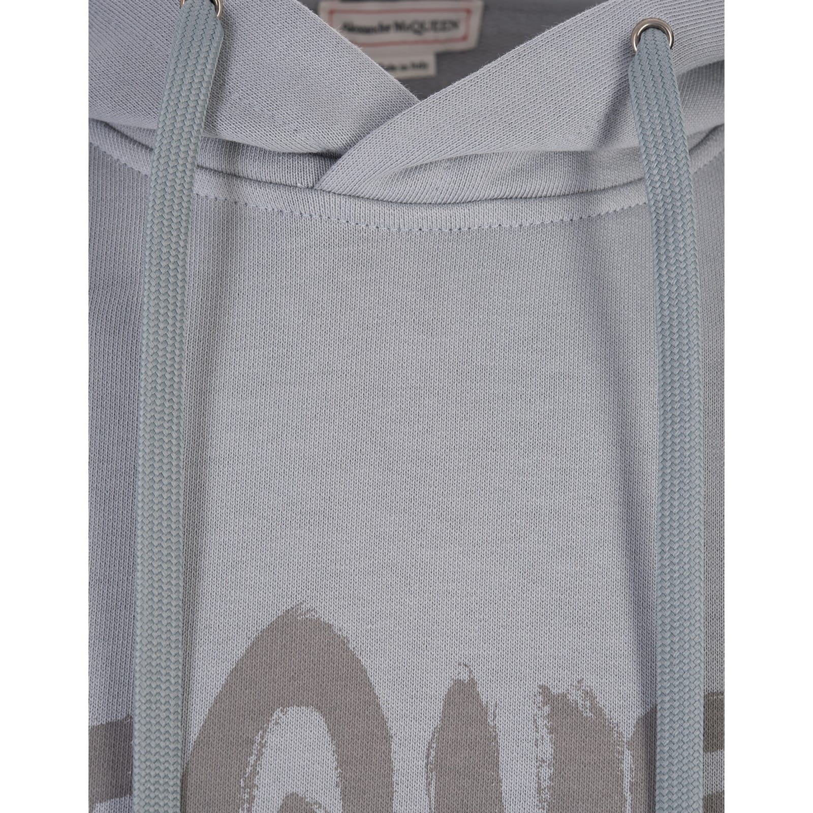 Shop Alexander Mcqueen Hoodie Sweatshirt In Gray