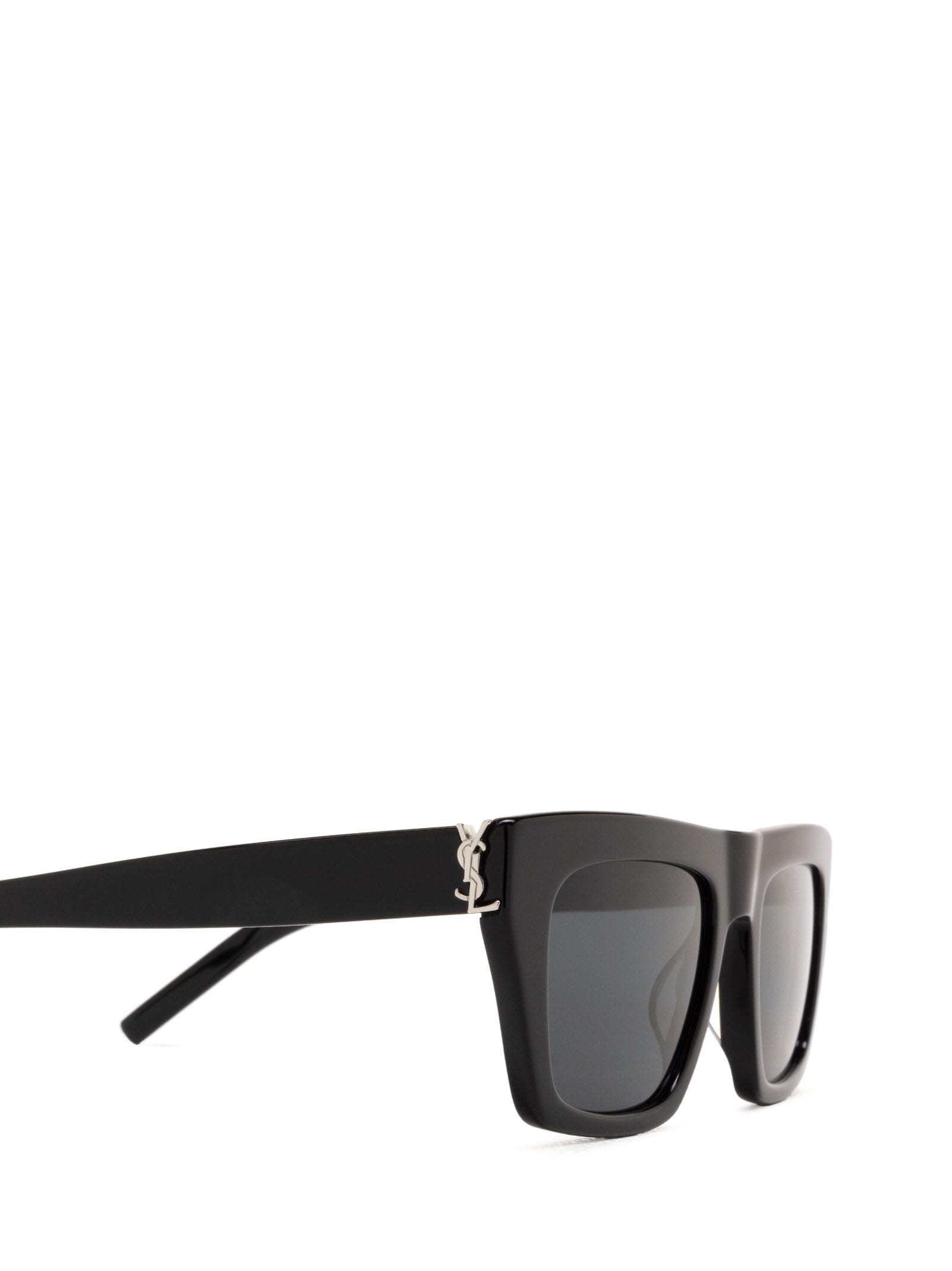 Shop Saint Laurent Sl M131 Black Sunglasses