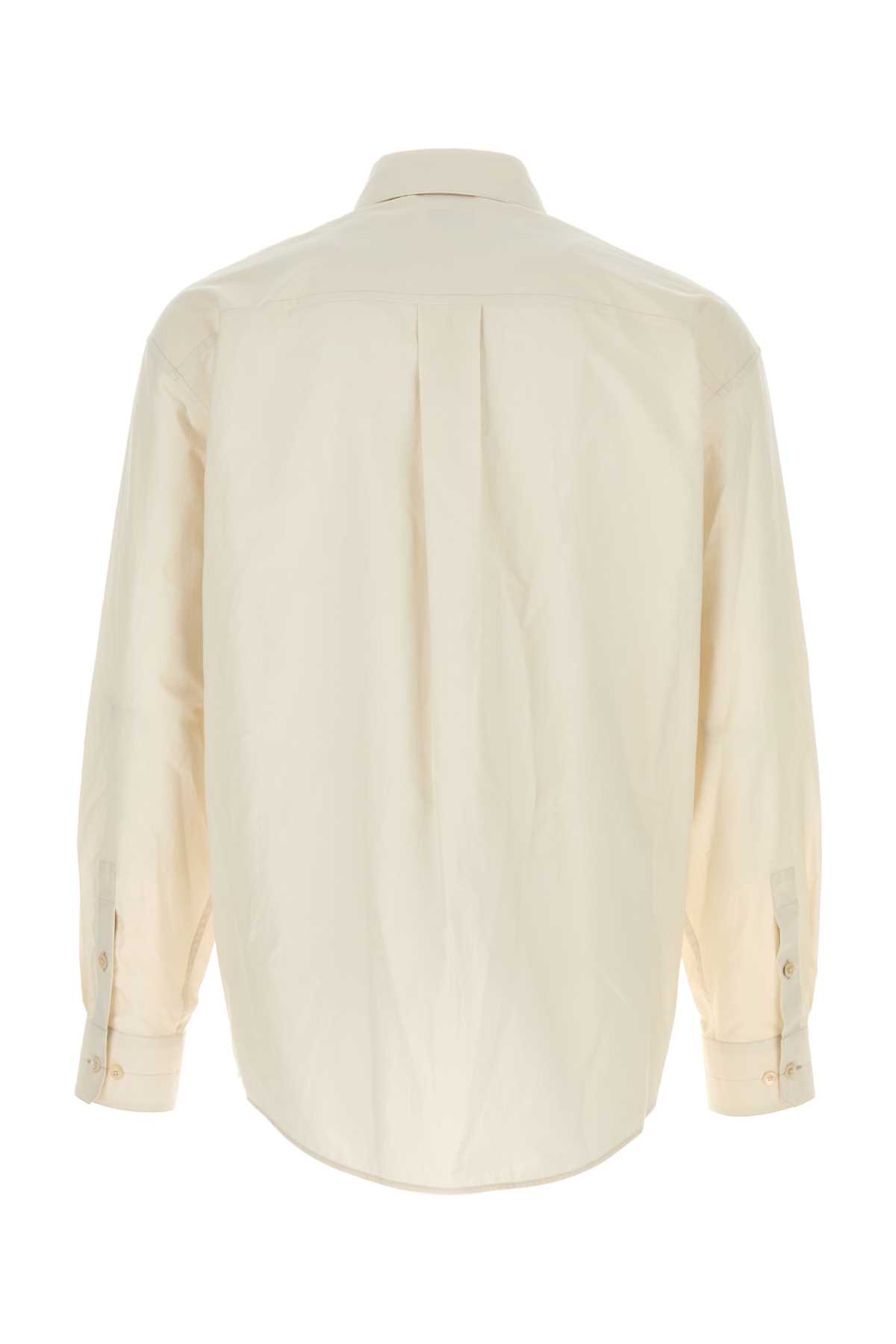Lemaire Regular Shirt Sh1201lf1500 Wh048 In Neutral