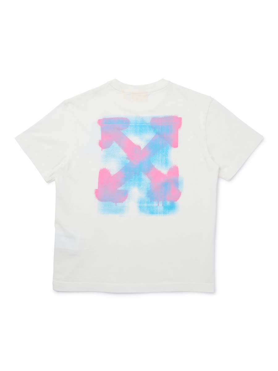 Off-white Spray Logo T-shirt In White