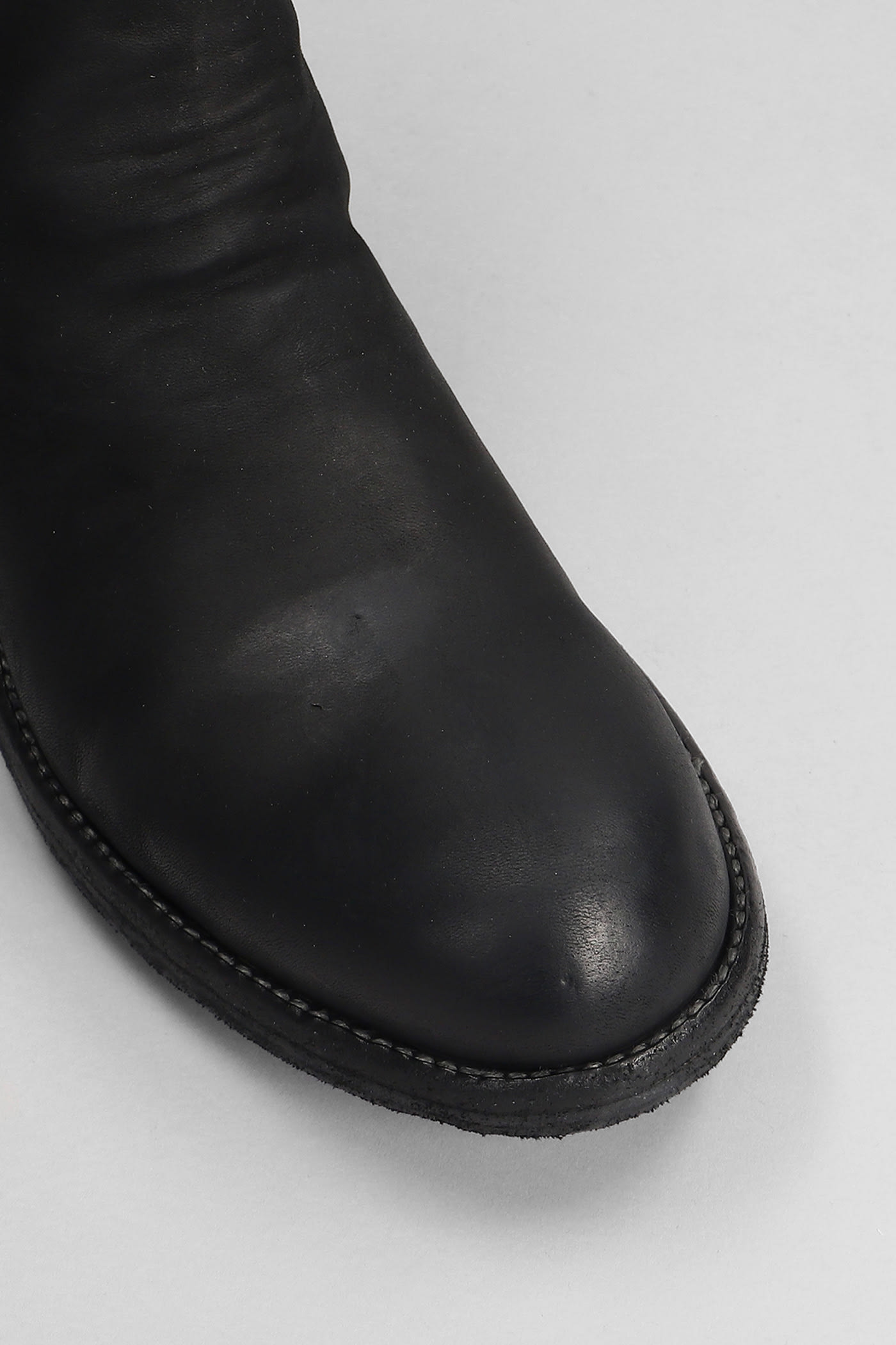 Shop Officine Creative Bulla Dd Ankle Boots In Black Leather