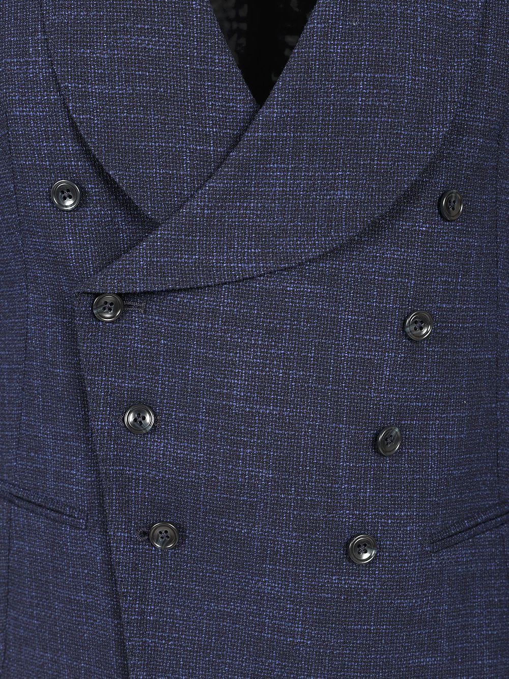 Shop Tagliatore Double-breasted Waistcoat In Blue