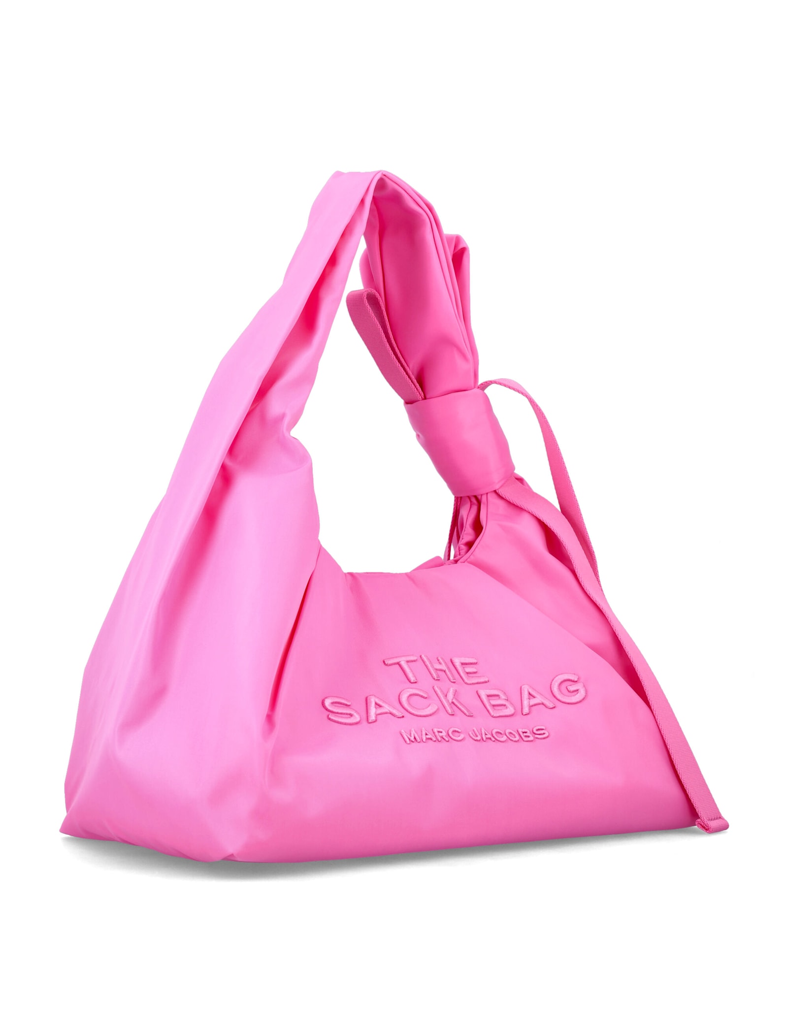 Marc Jacobs The Bow Nylon Large Sack Bag In Pink