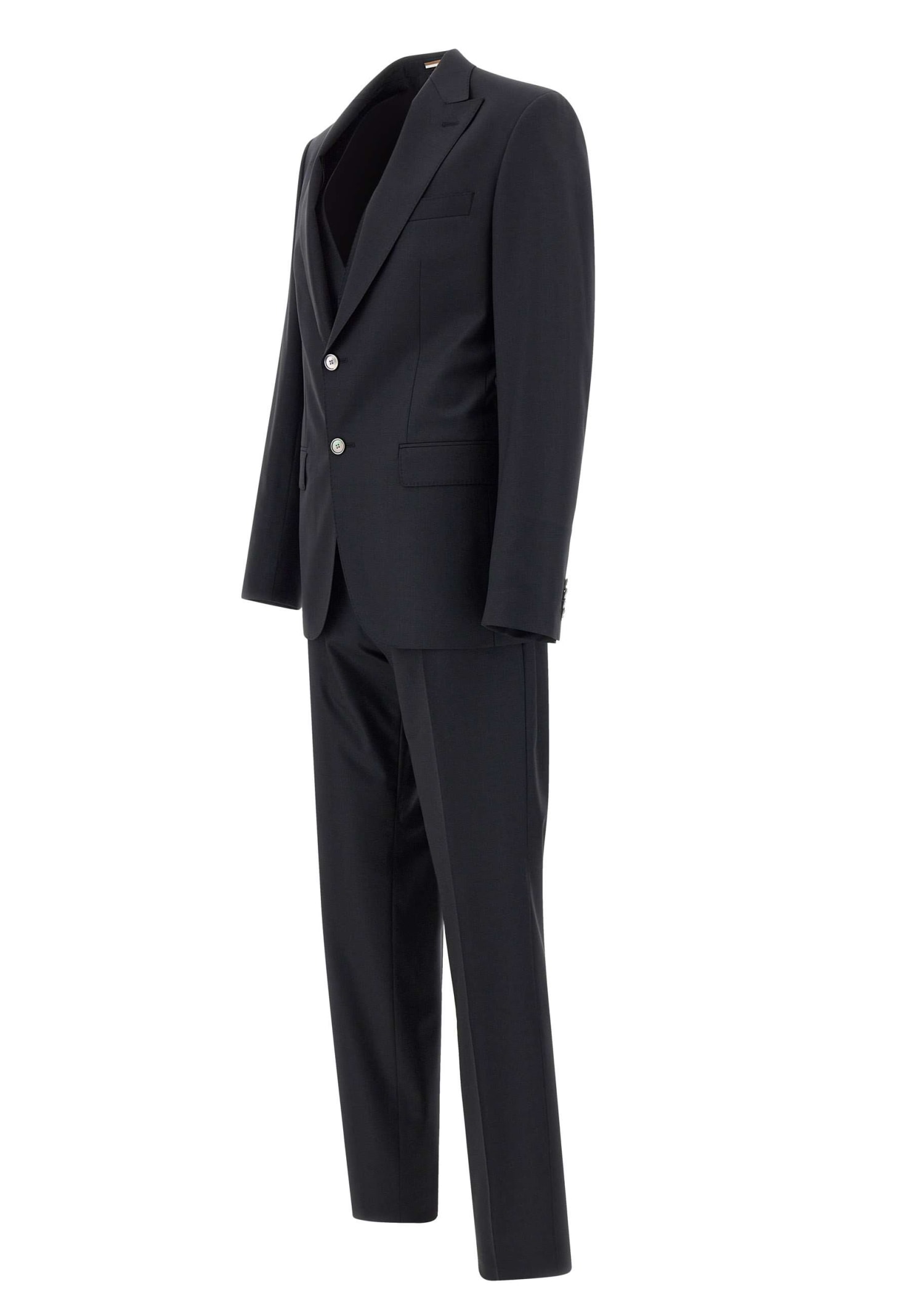 Hugo Boss Huge Peak Suit In Black | ModeSens