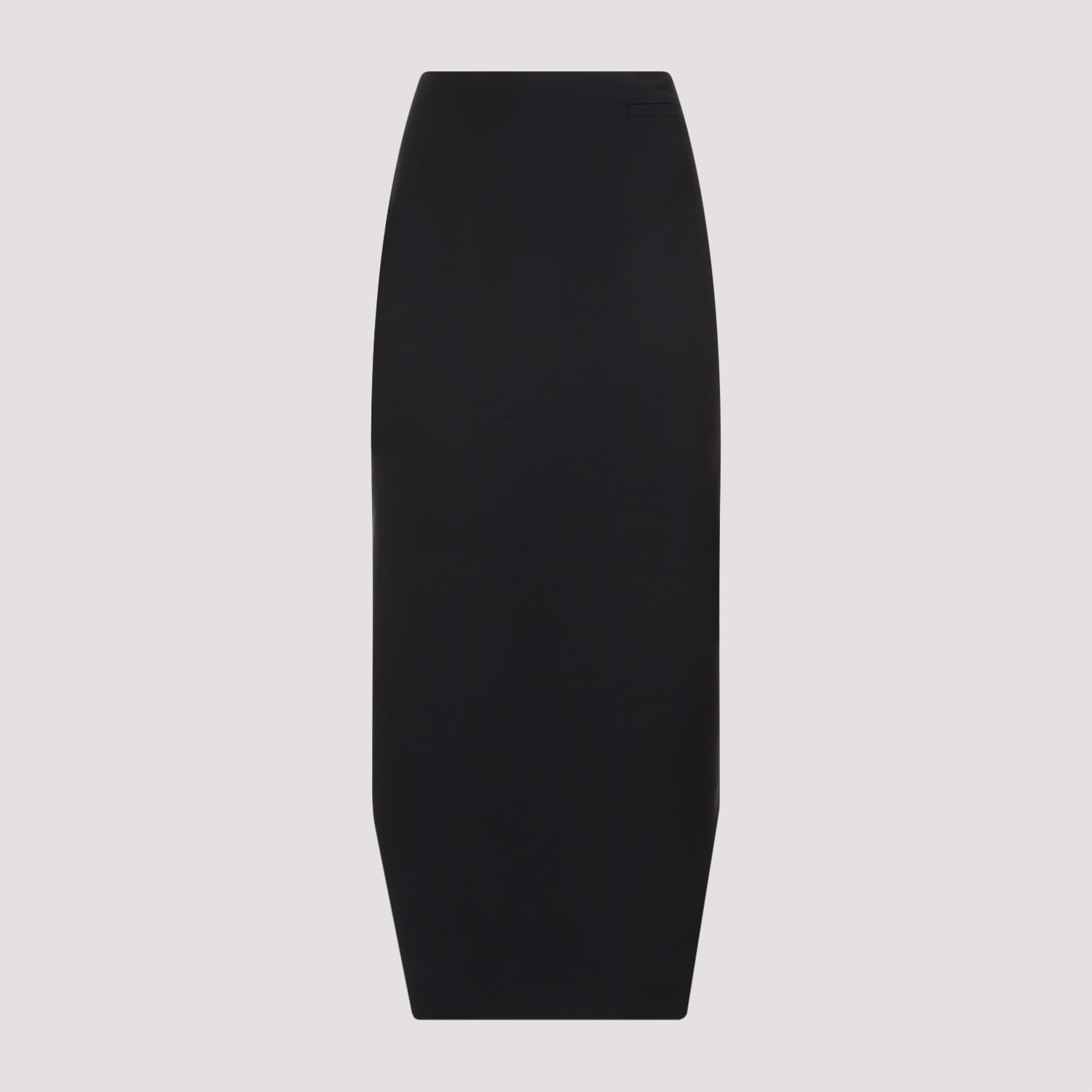 Shop Givenchy Front Kick Skirt In Black