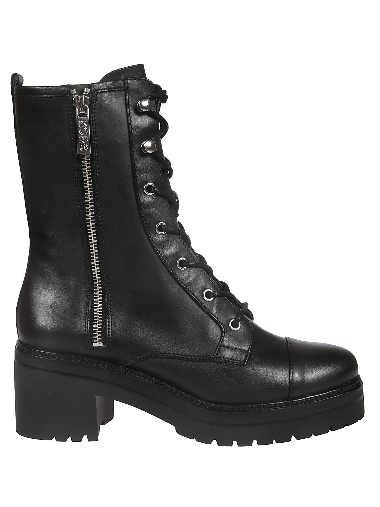 Michael Kors Michael Kors Anaka Lace Up Boots - black - 11072072 | italist