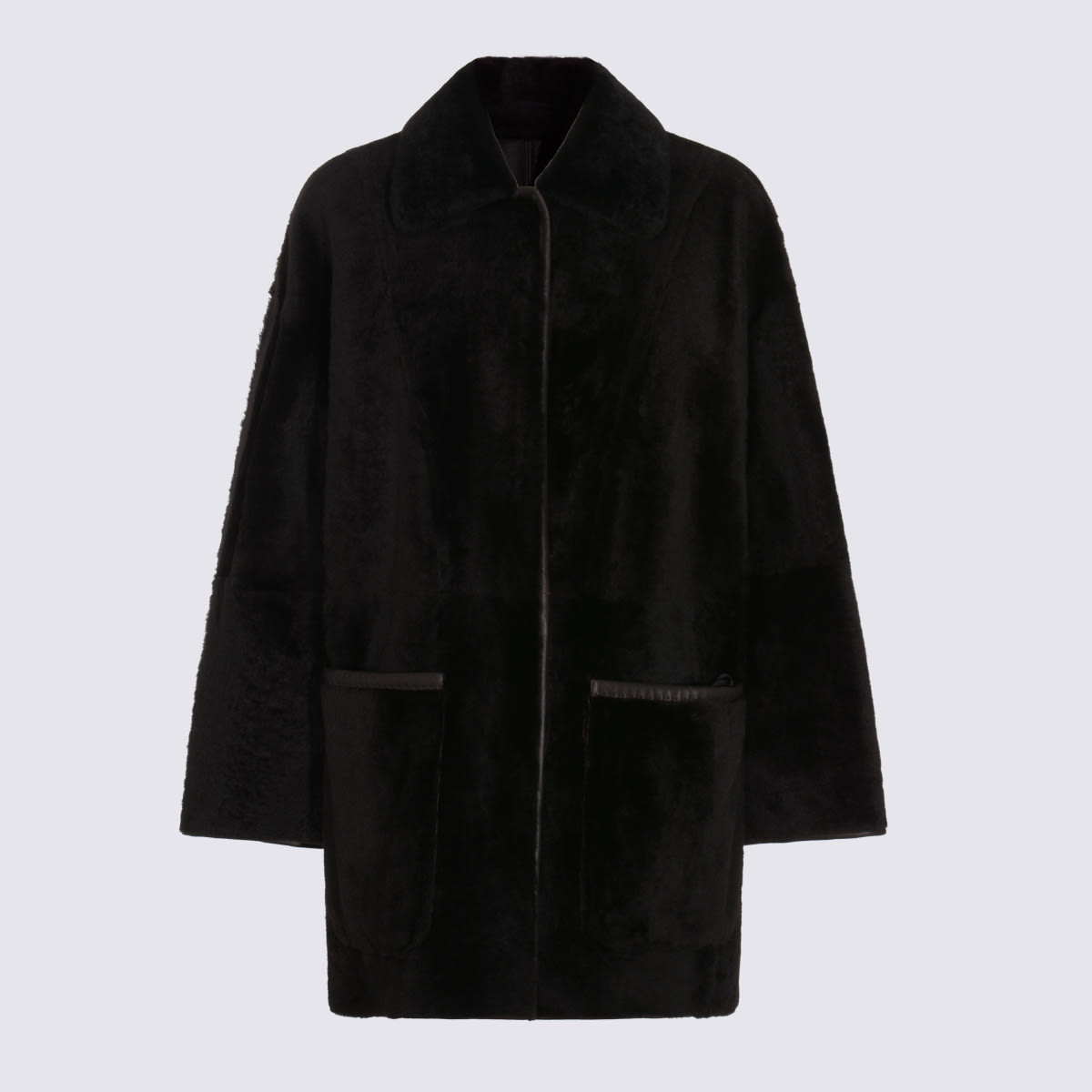 Max Mara Reversible Coat In Brown