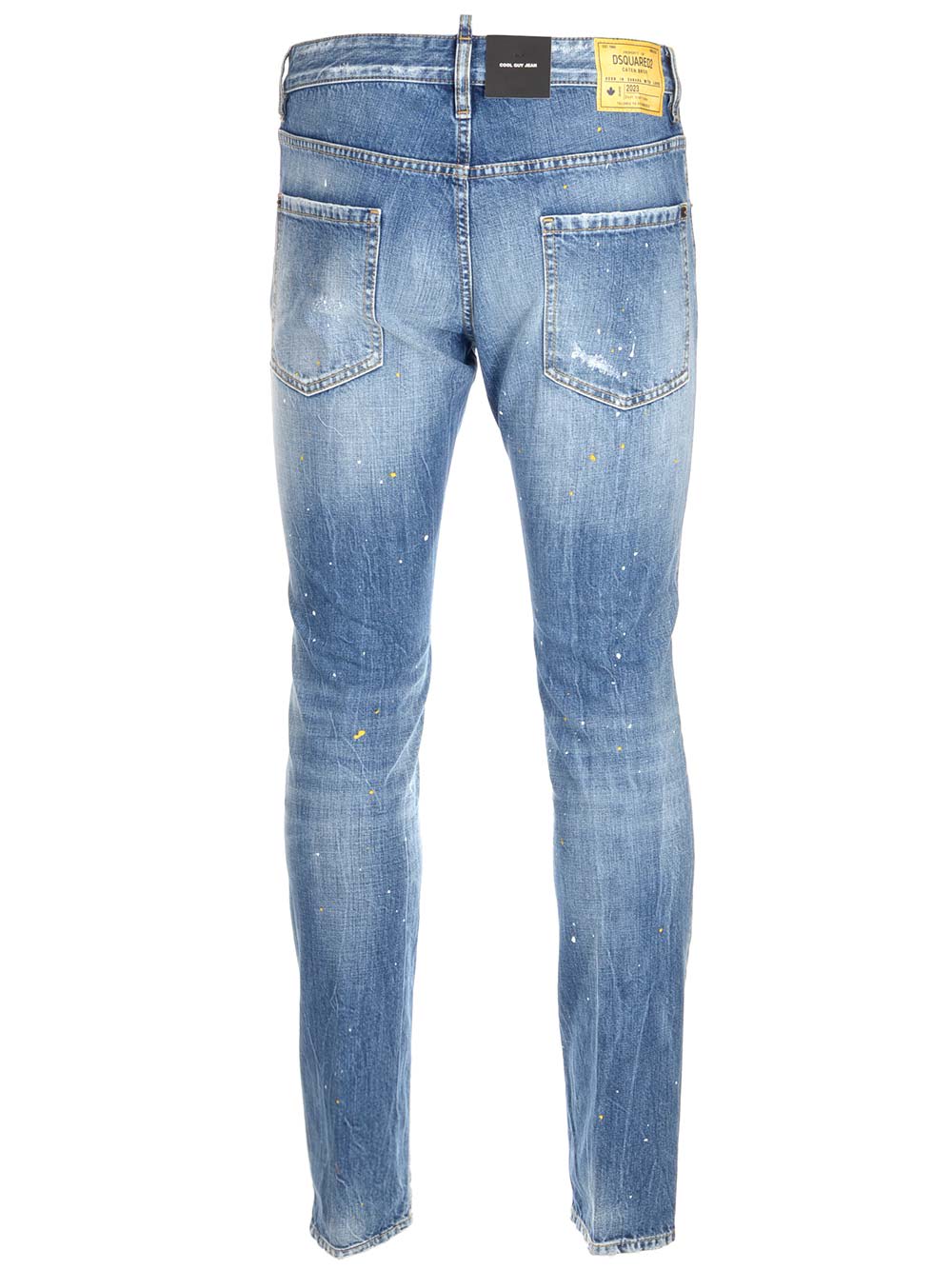 Shop Dsquared2 Distressed Jeans Jeans In Navy Blue