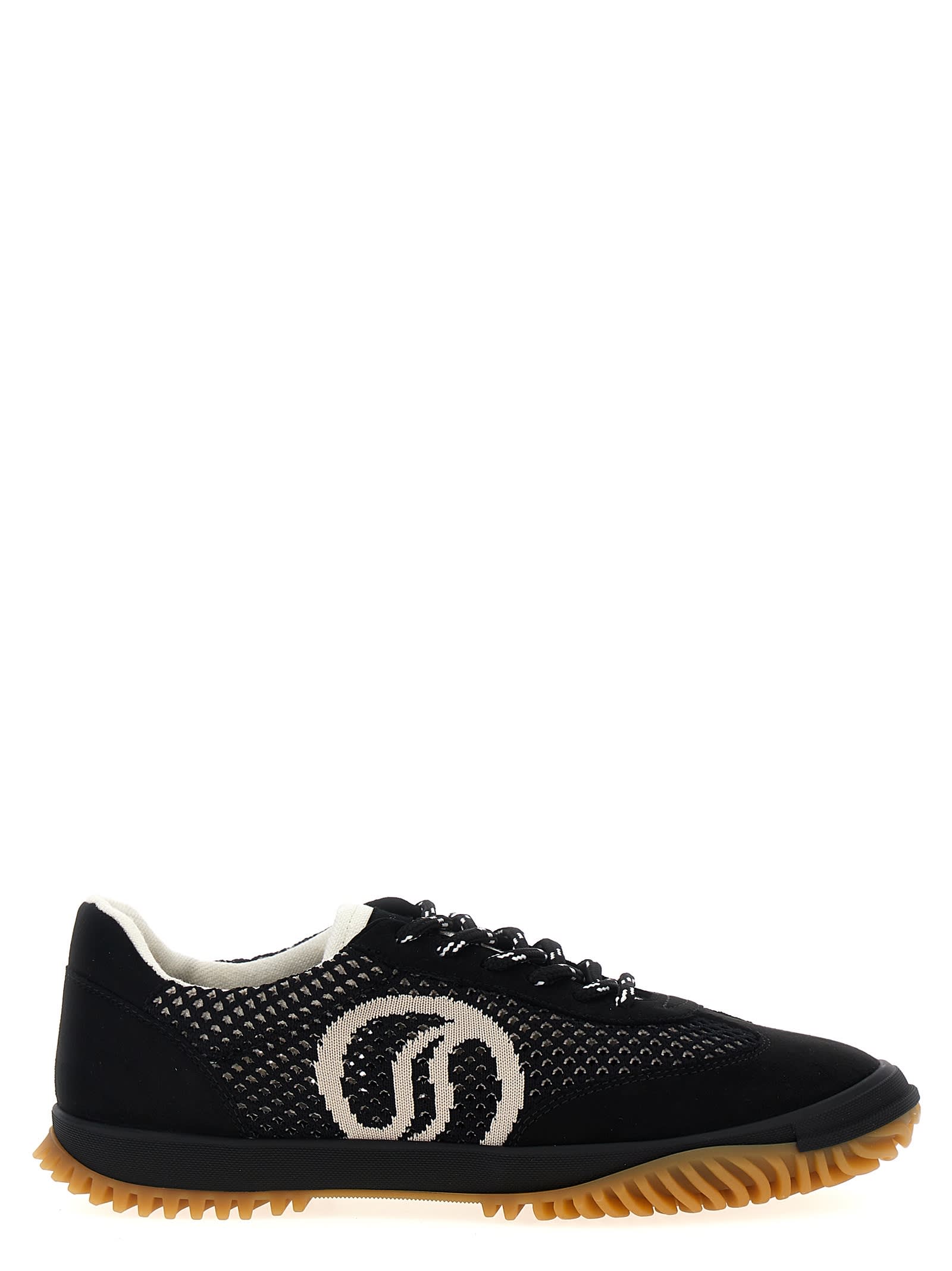 Shop Stella Mccartney S Wave Sport Sneakers In Black