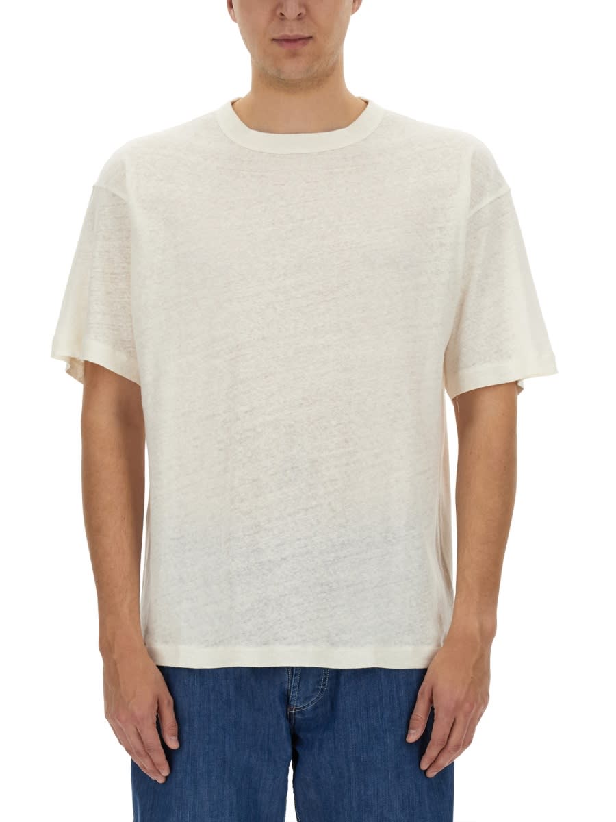Cotton And Linen T-shirt