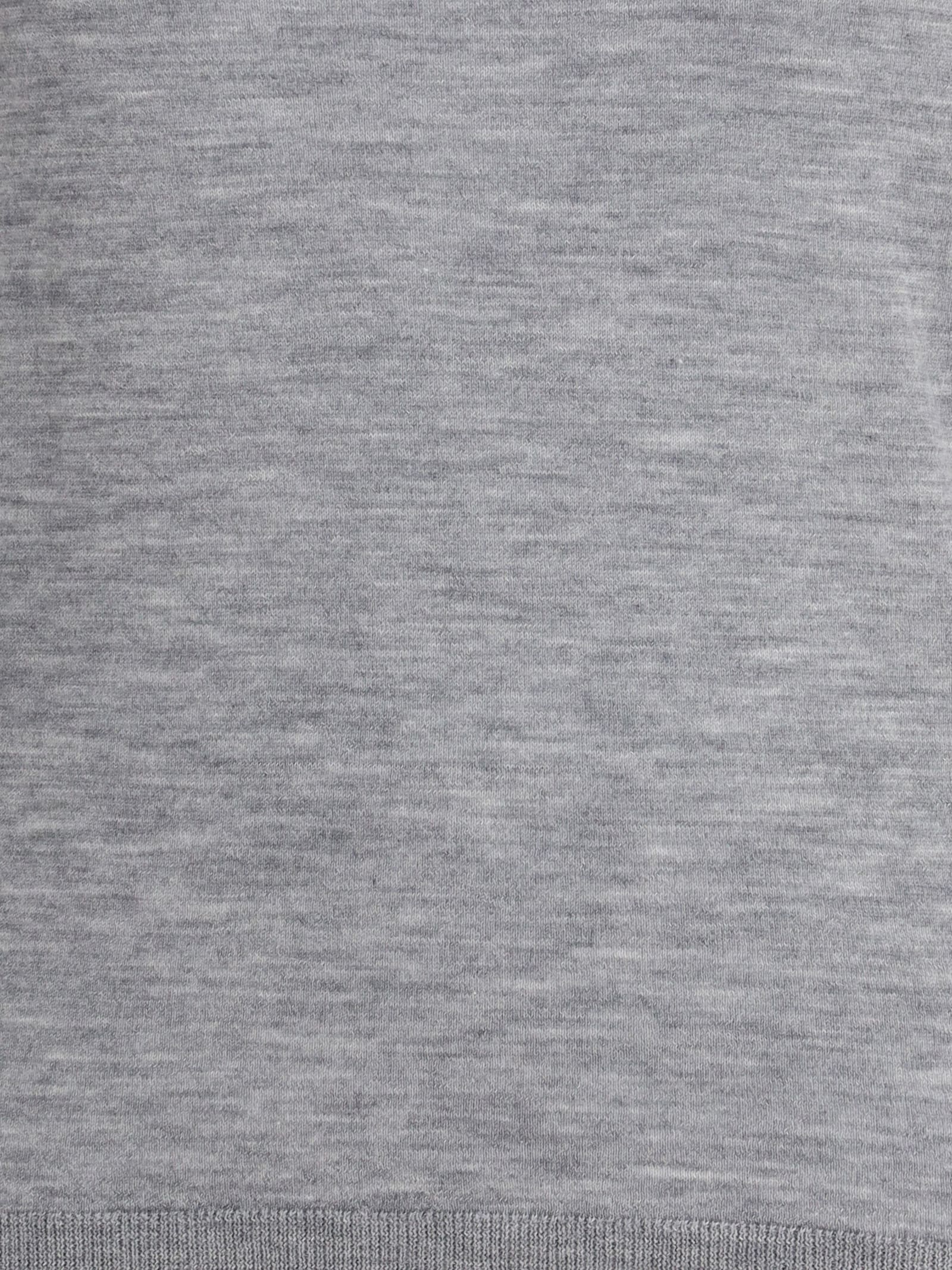 Allude Cashmere Turtleneck Sweater In Gray