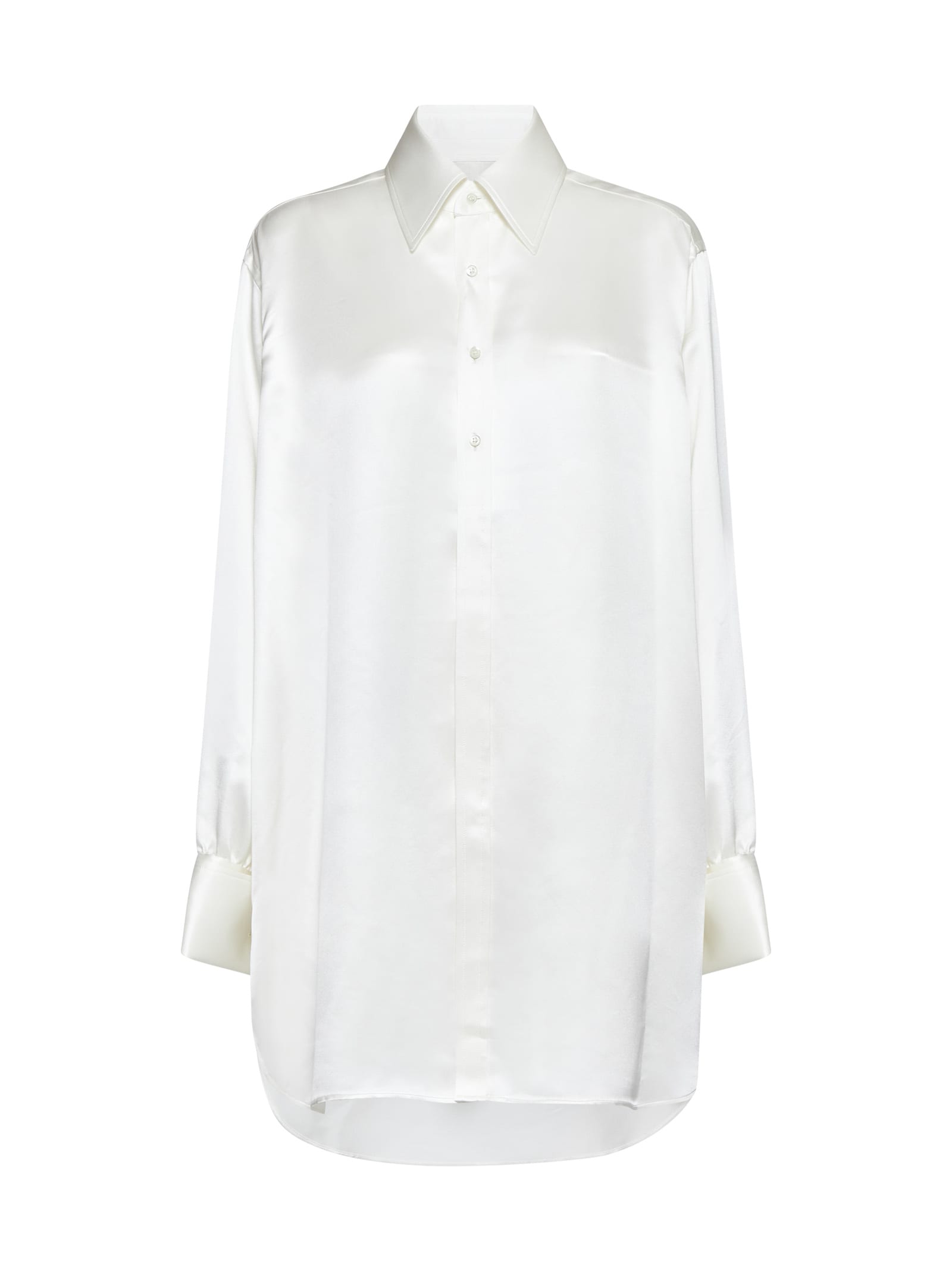 Shop Maison Margiela Shirt In White