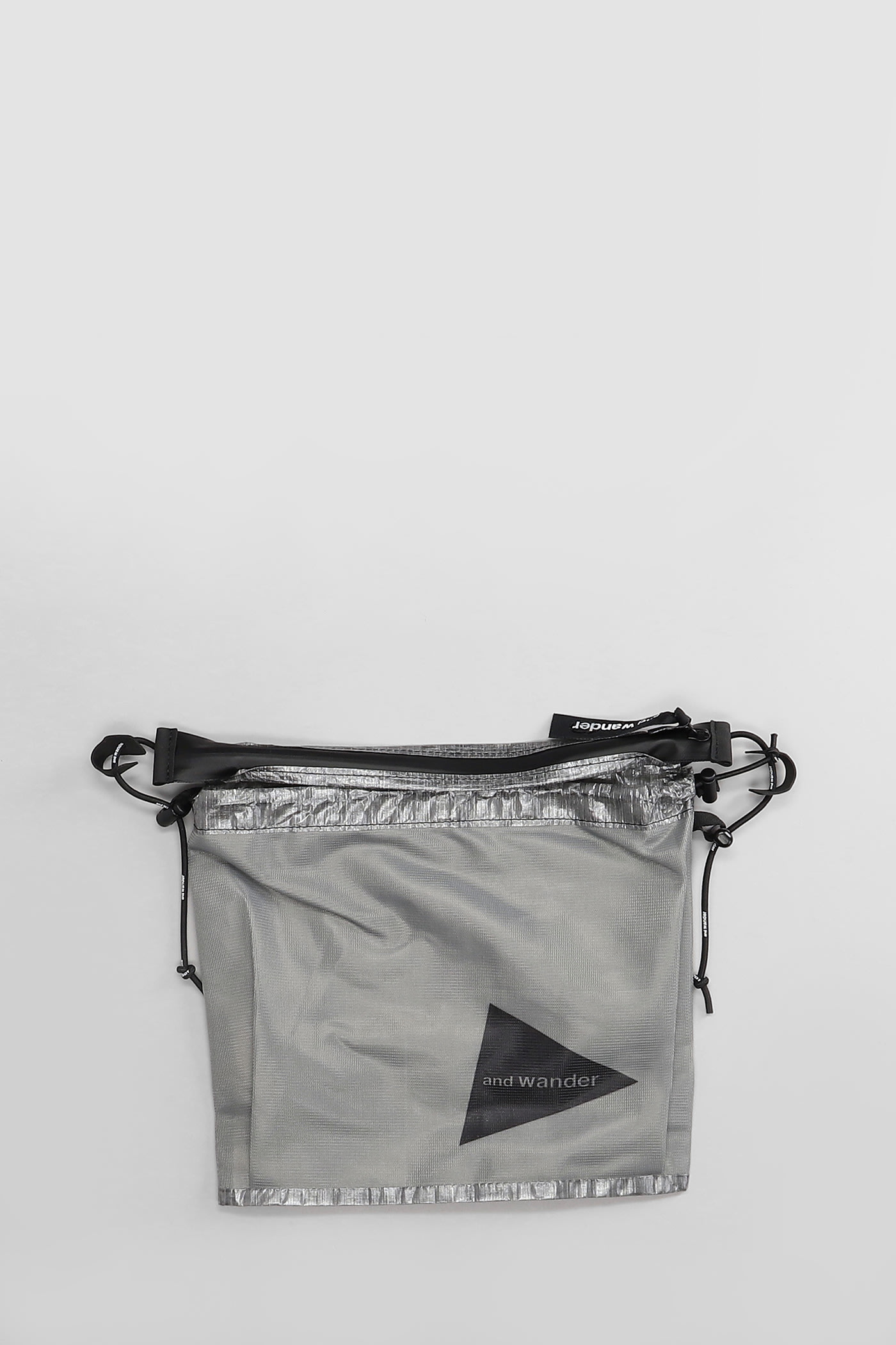 Shoulder Bag In Grey Polyuretan