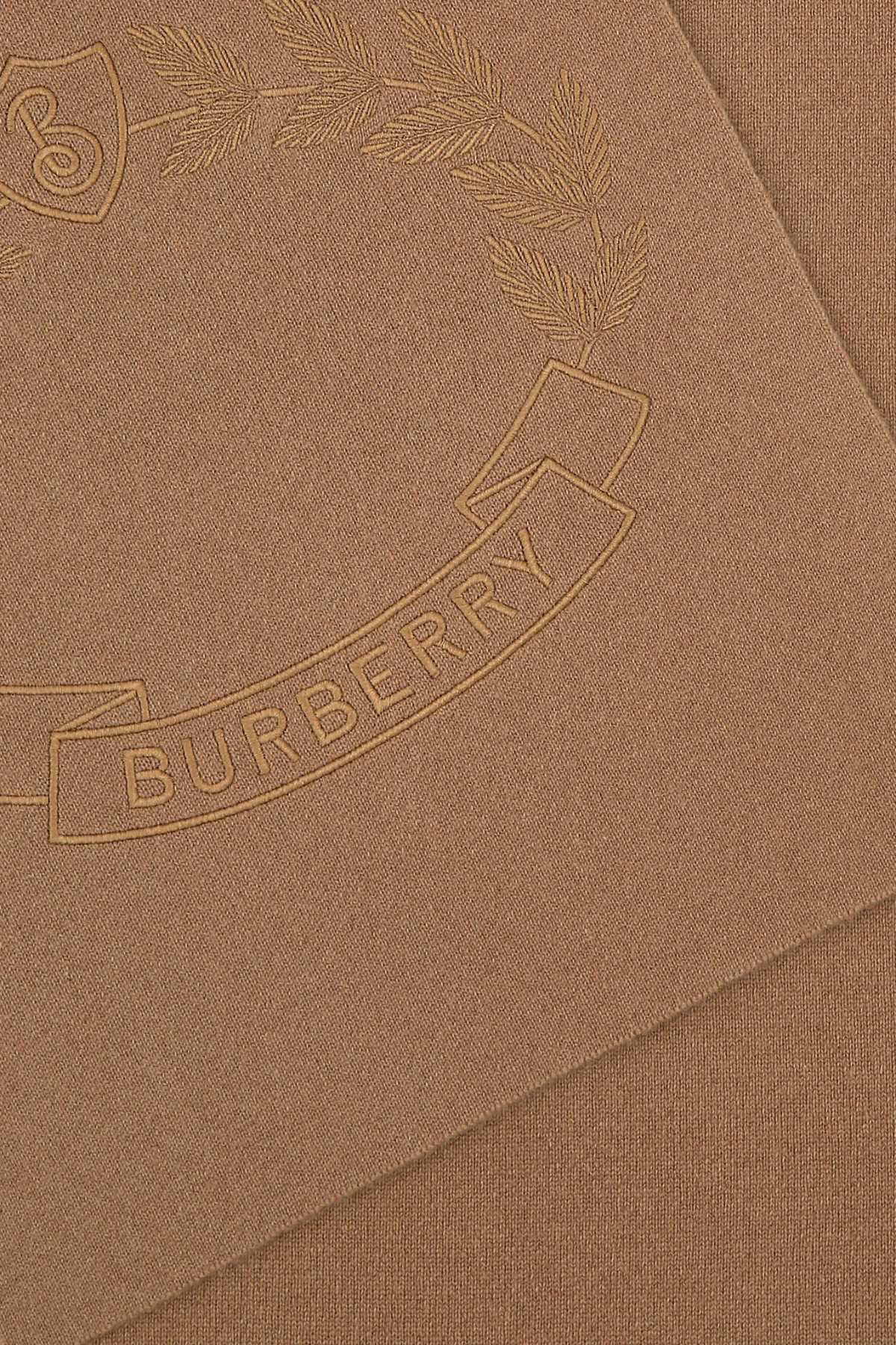 Burberry Biscuit Stretch Cashmere Blend Scarf In A1420