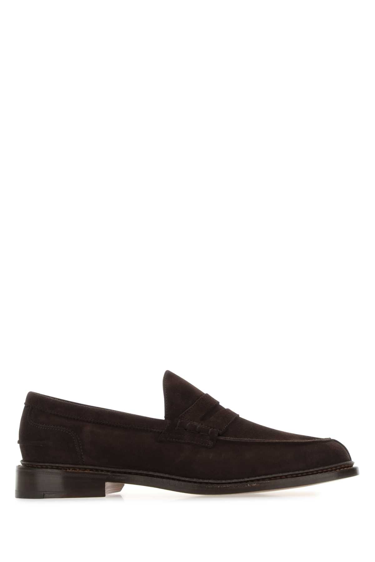 Brown Suede Adam Loafers