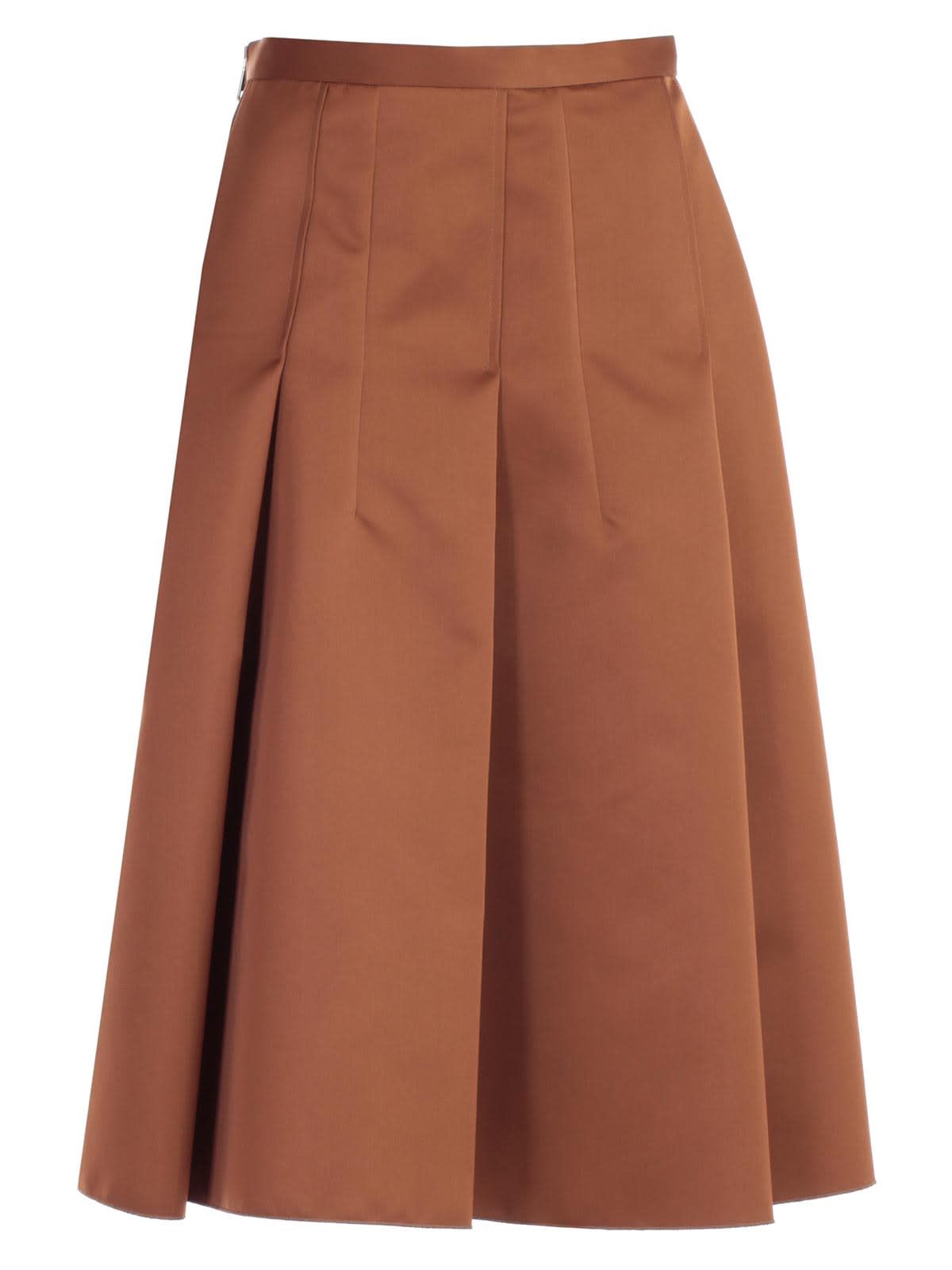 N°21 Skirt A Line W/side Zip In Marroncino Chiaro | ModeSens