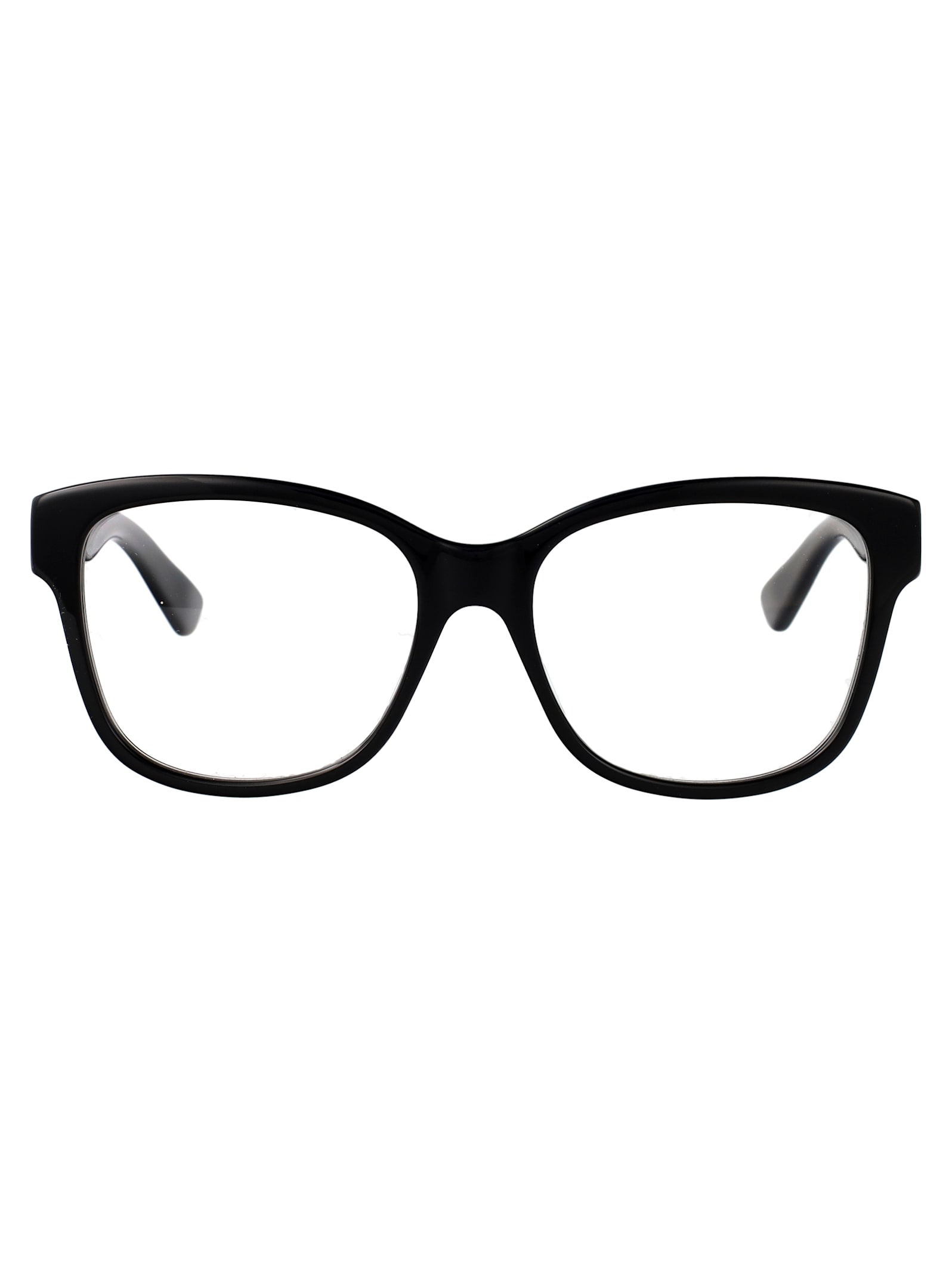 Gucci Gg0038on Glasses In 001 Black Black Transparent
