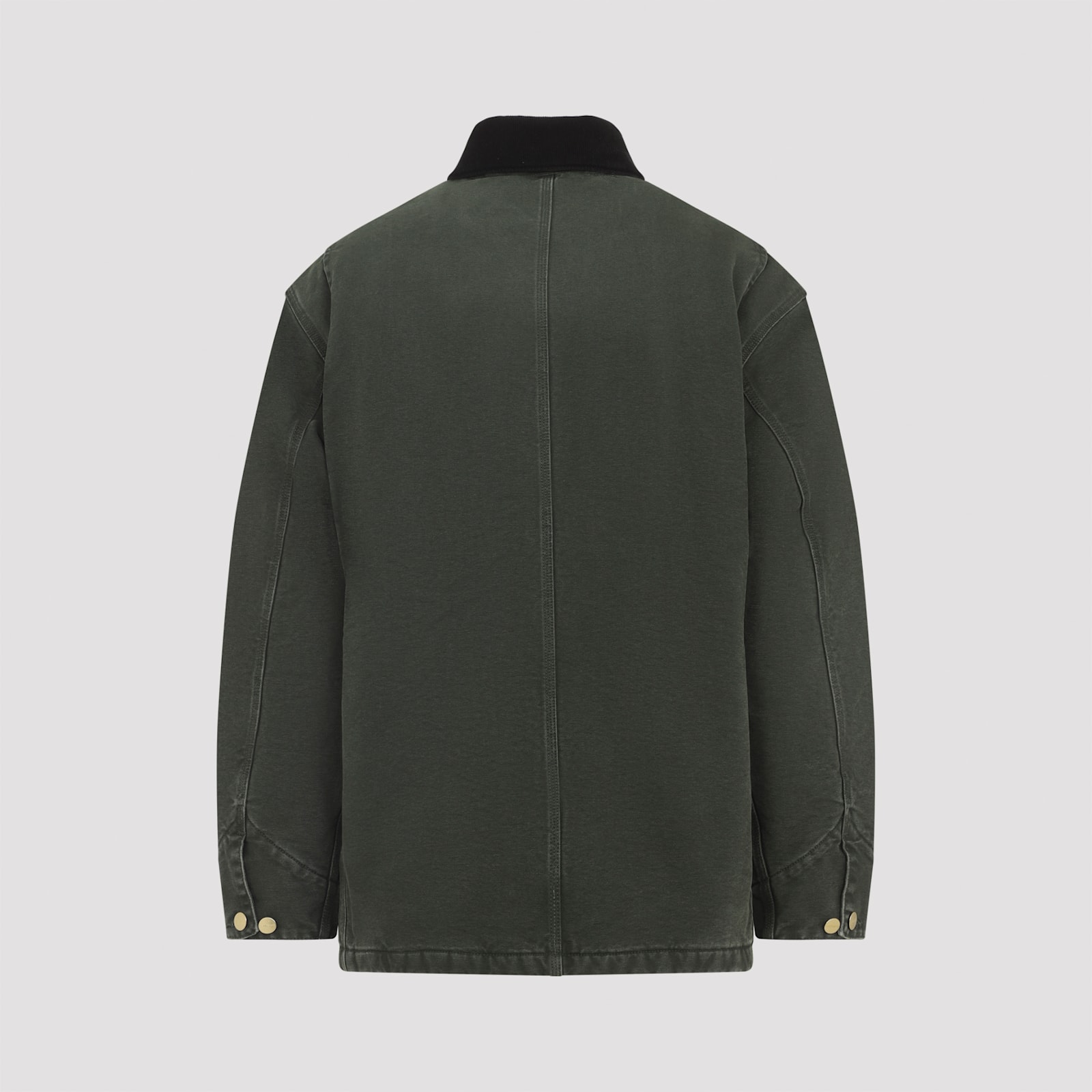 Carhartt Utility Chore Coat Corduroy Collar In Green
