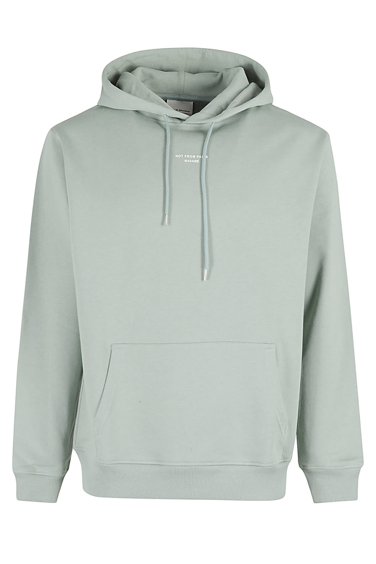 Shop Drôle De Monsieur Le Hoodie Slogan Classique In Wg Water Green