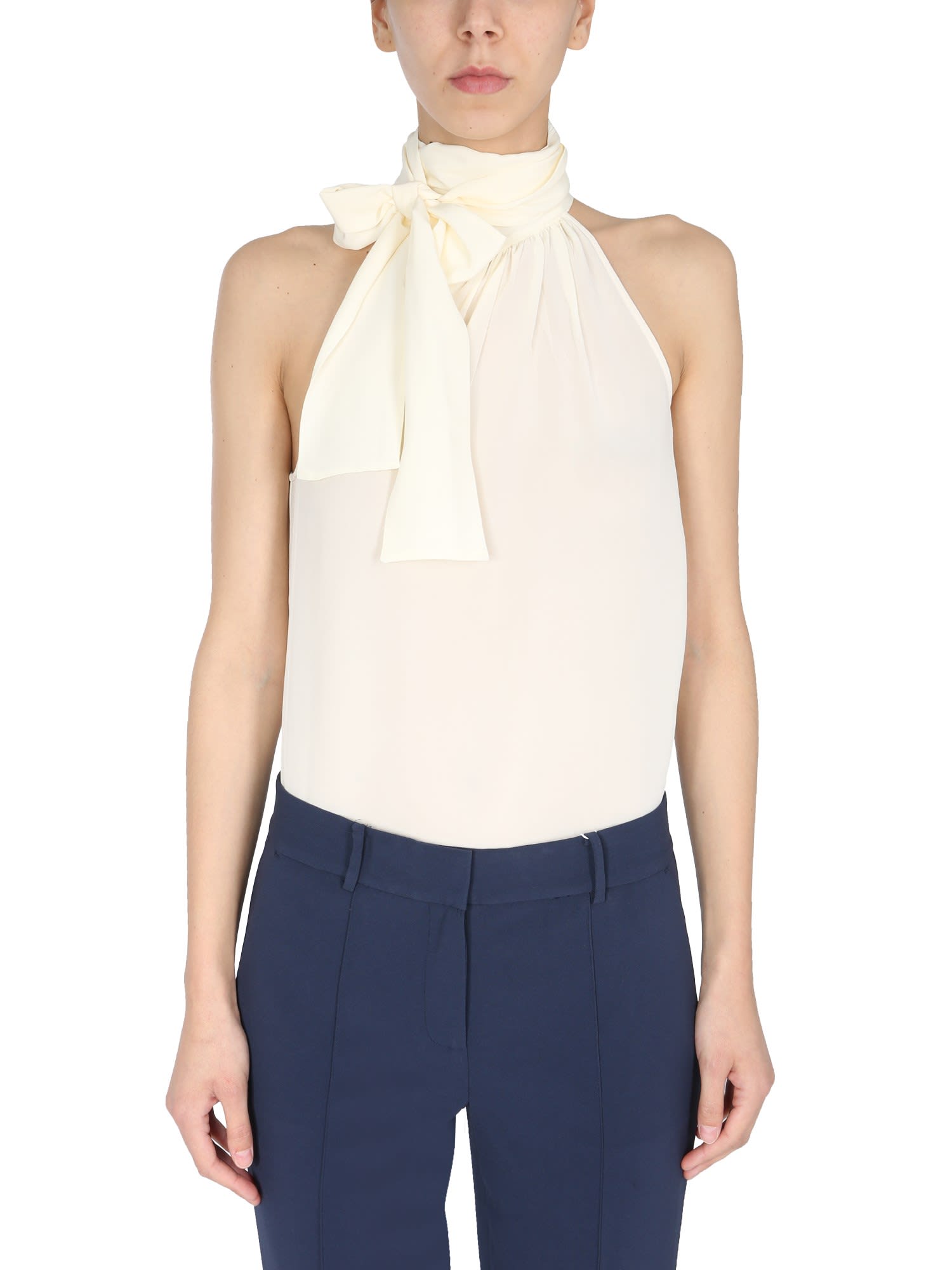 MICHAEL Michael Kors Top With High Neck And Bow