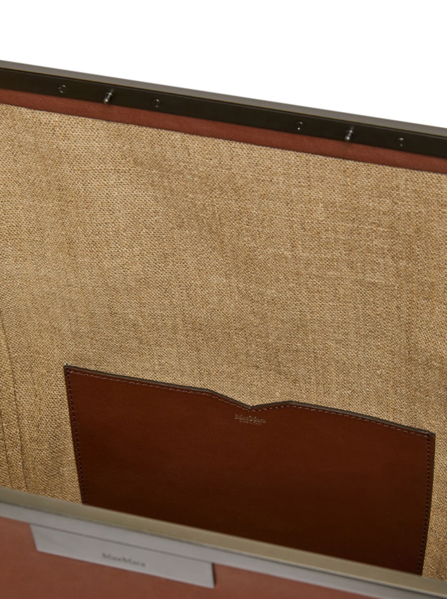 Max Mara Mm Clasp Clutch