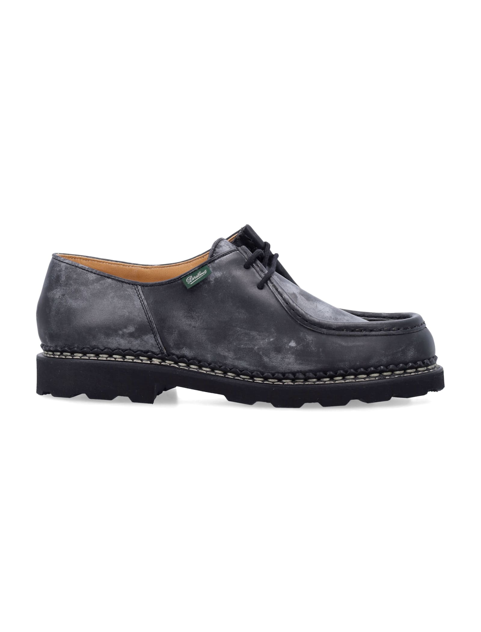 Shop Paraboot Michael Lace-up Derby Shoes In Black