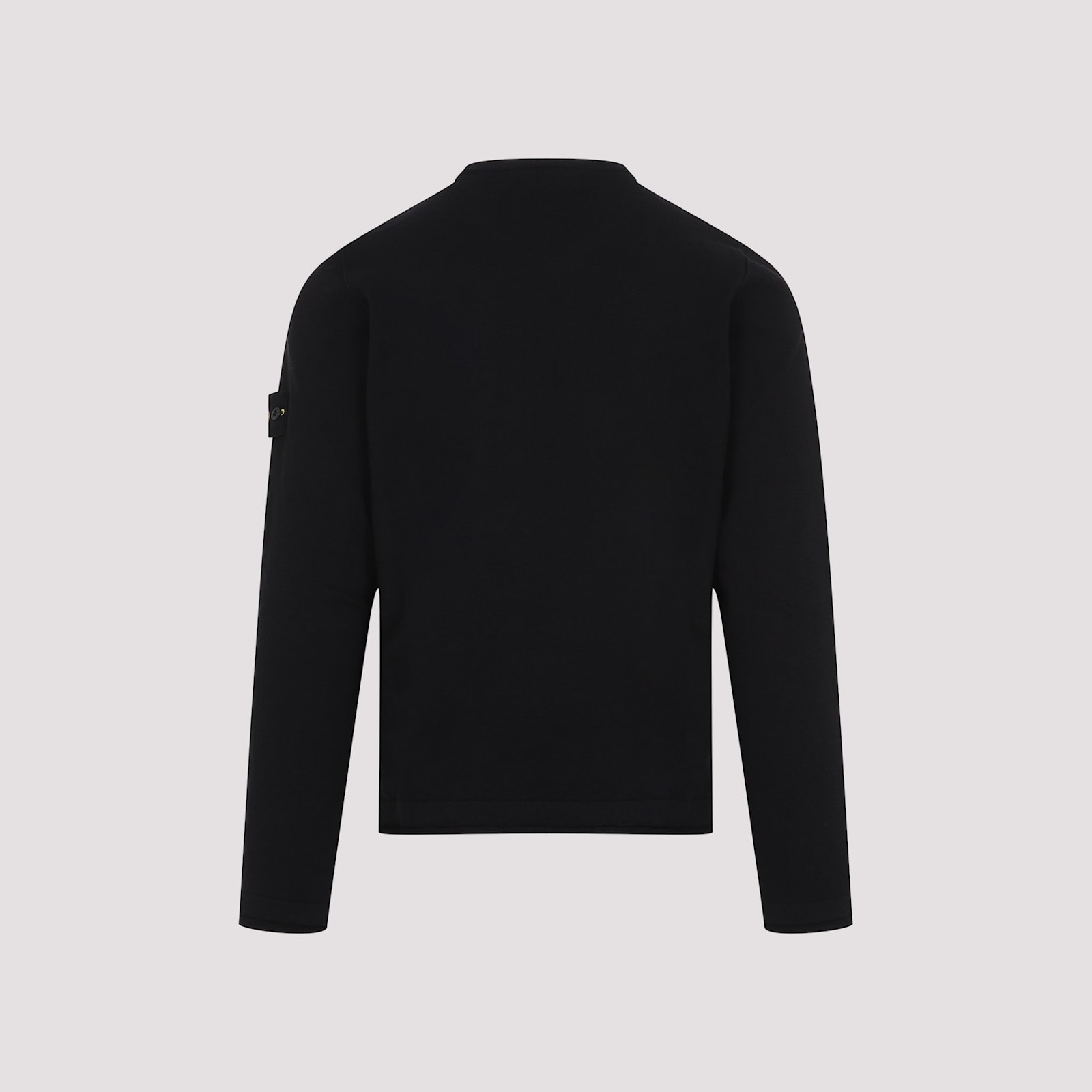 Shop Stone Island Crew Neck In Black