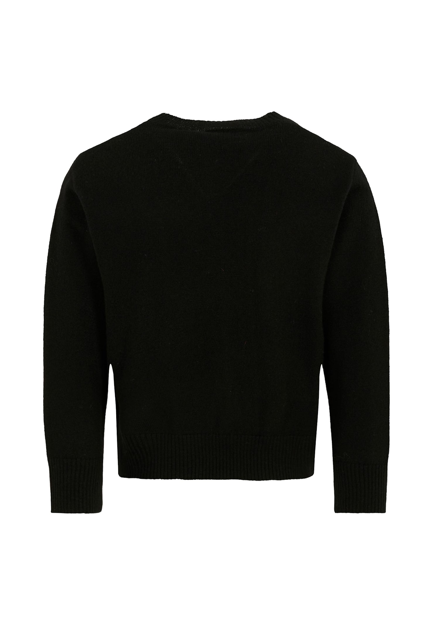 Dsquared2 Black Sweater For Boy With Logo In Black