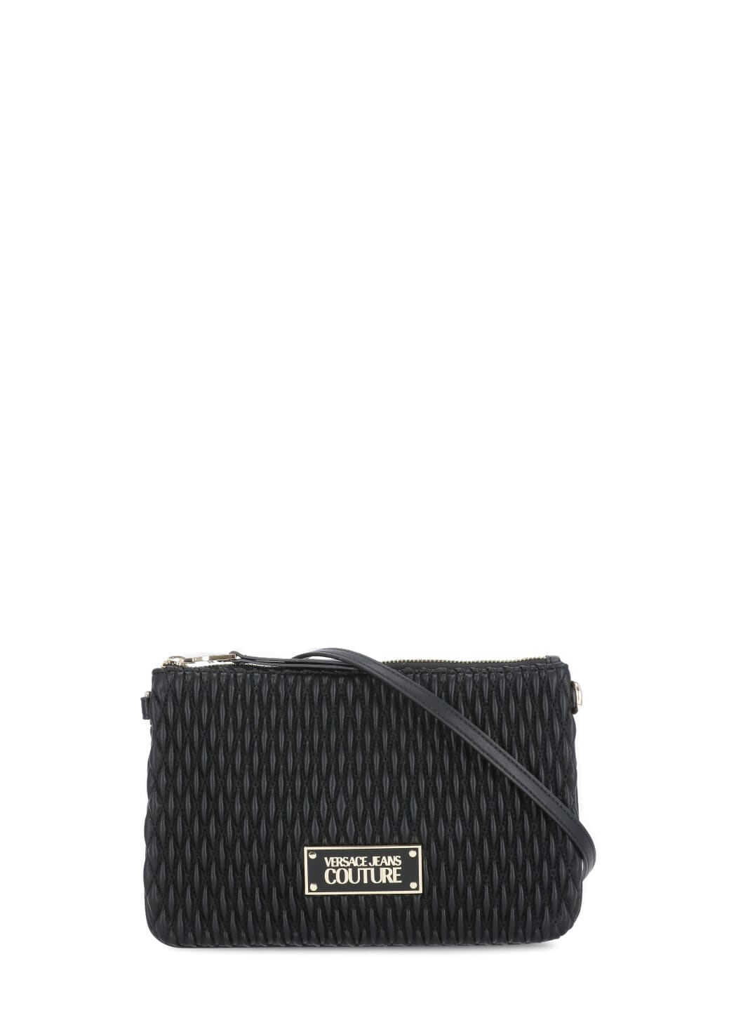 Versace Jeans Couture Pochette With Logo In Black