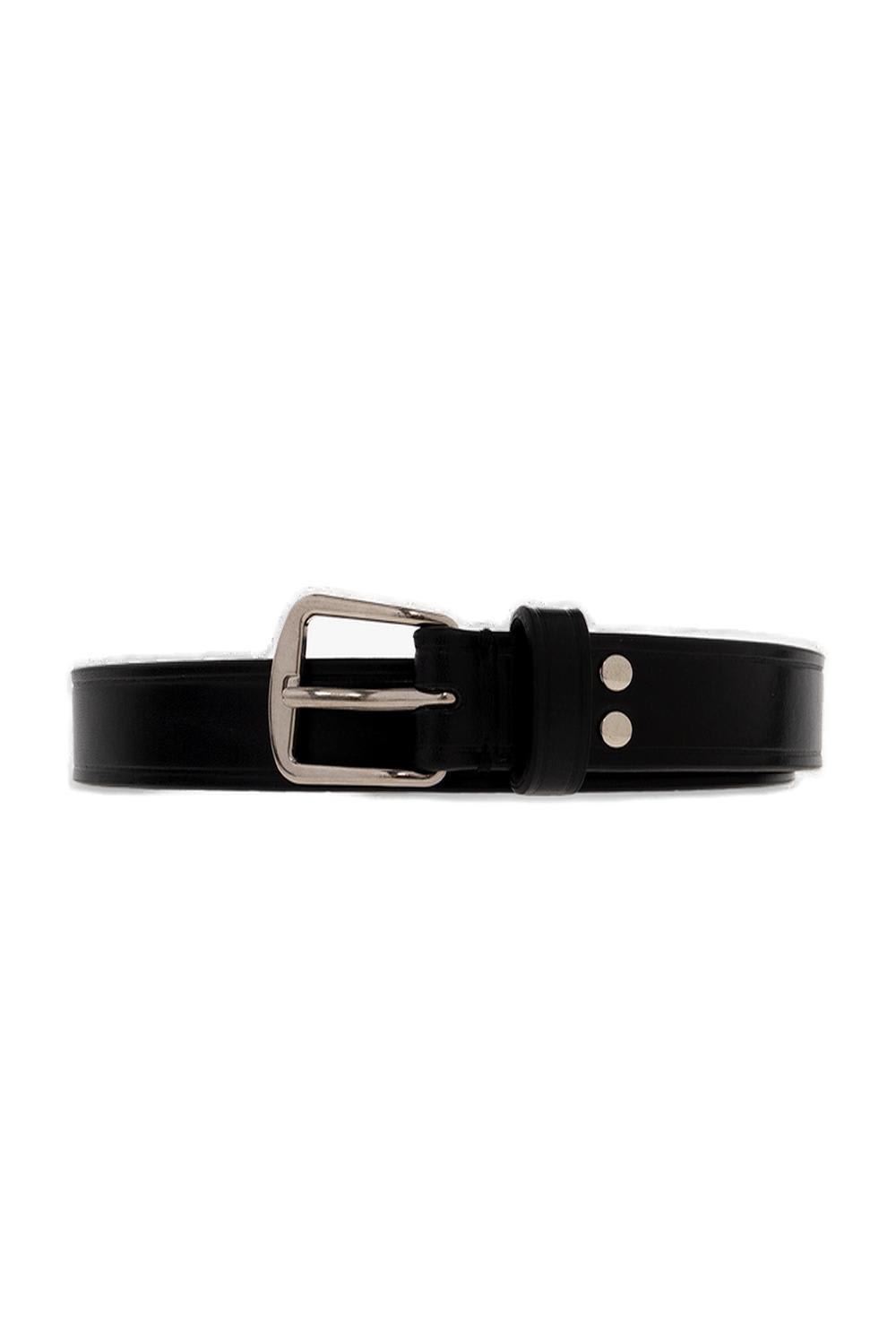 Vaquera stud-embellished Foiled Leather Belt - Farfetch