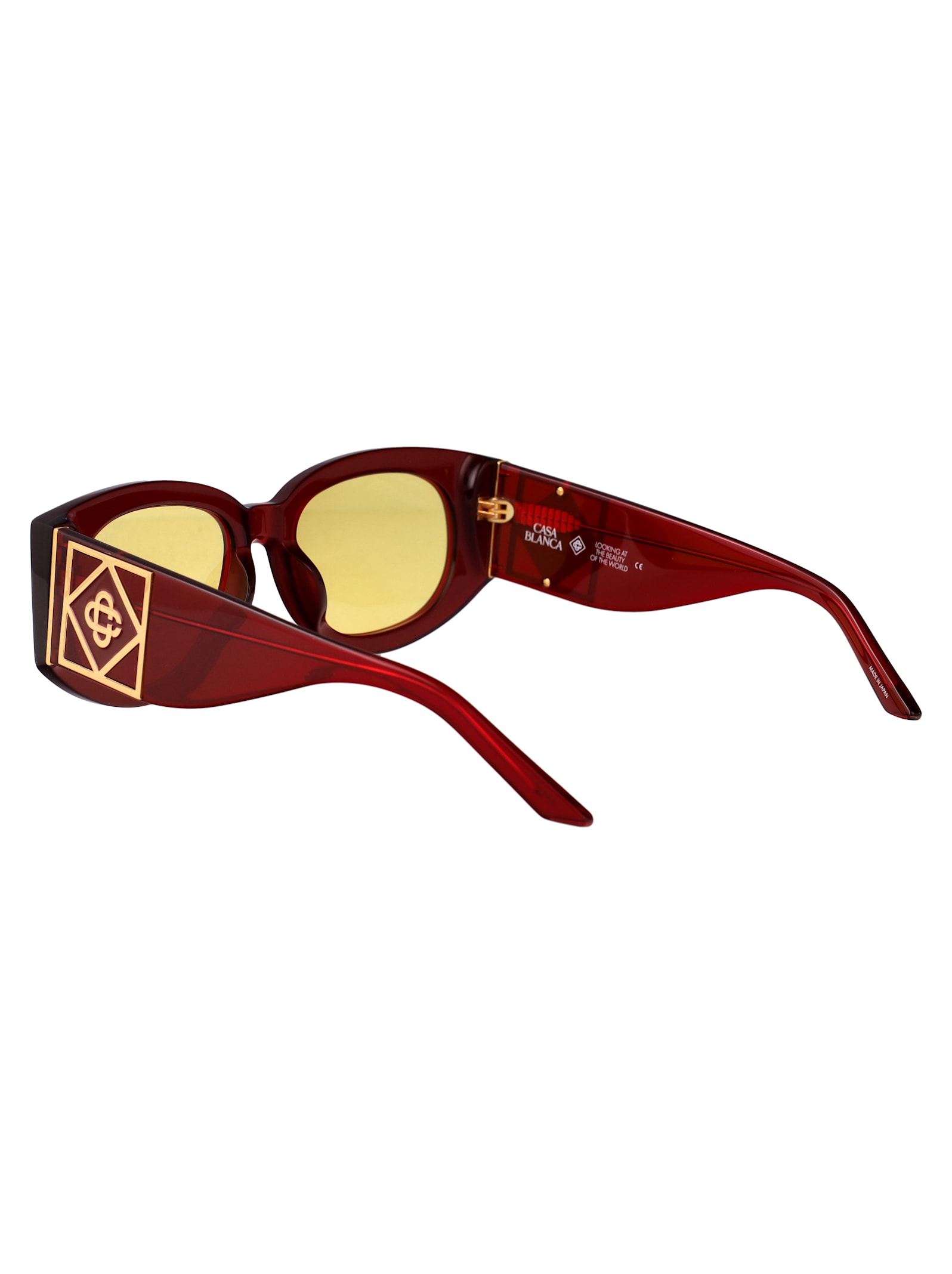 Casablanca Gabrielle Sunglasses In Yellow