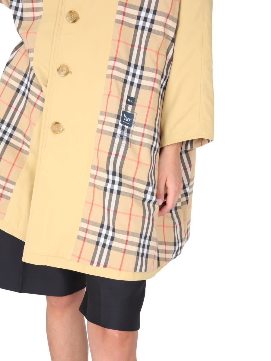 Shop 1/off Remade Burberry Trench In Multicolour