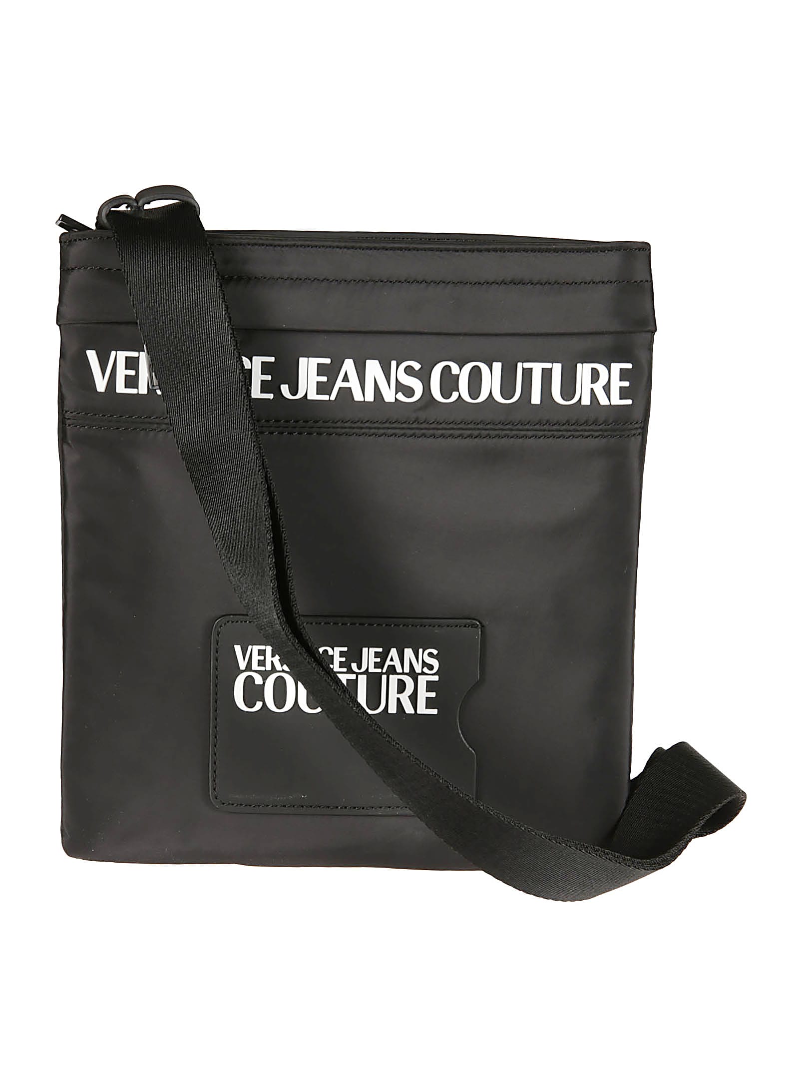 Versace Jeans Couture Logo Patch Shoulder Bag