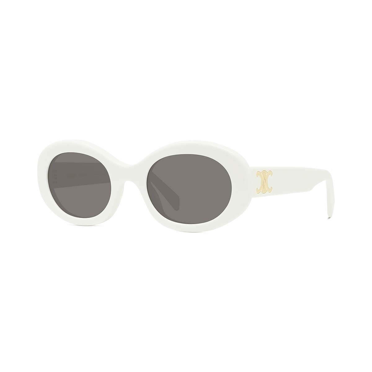 Celine Cl40194u Triomphe 25a Sunglasses In Gray