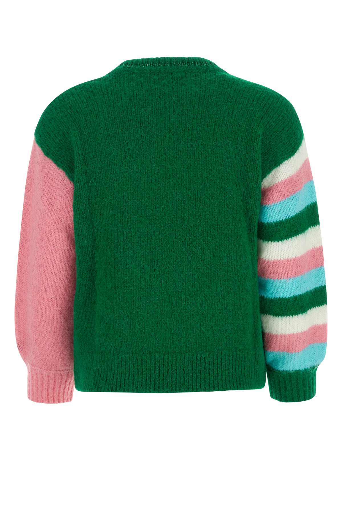 Mc2 Saint Barth Green Acrylic Blend Sweater In 5721