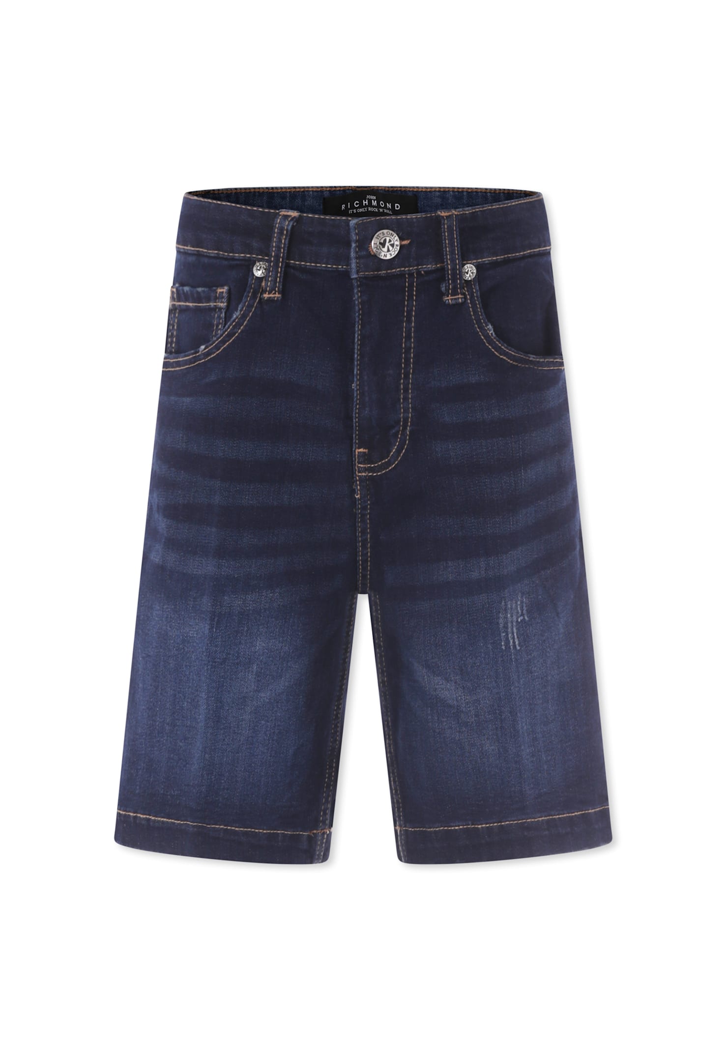 Richmond Denim Jeans For Boy With Logo In Blue