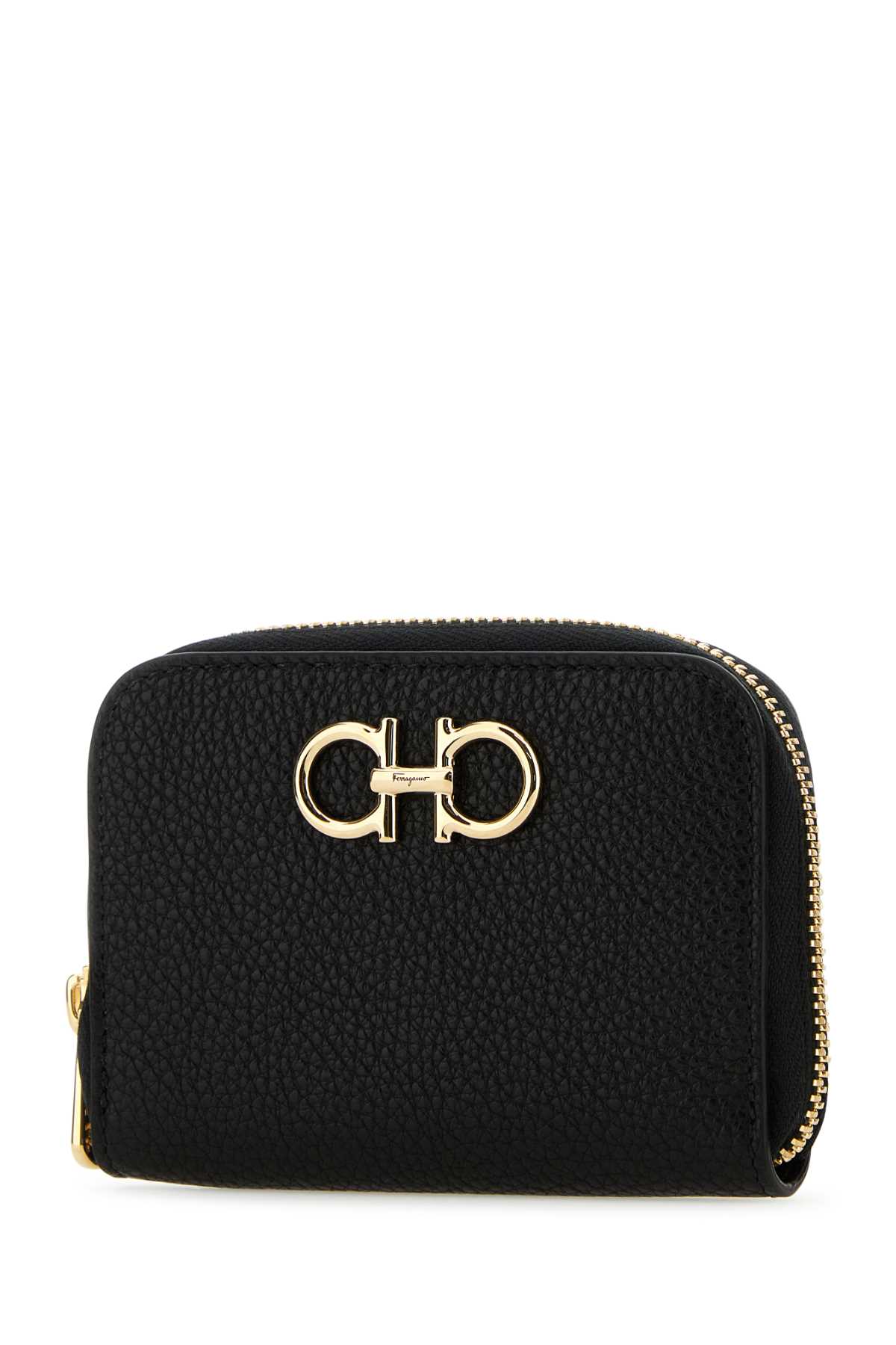 Ferragamo Gancini Leather Zipped Card Case